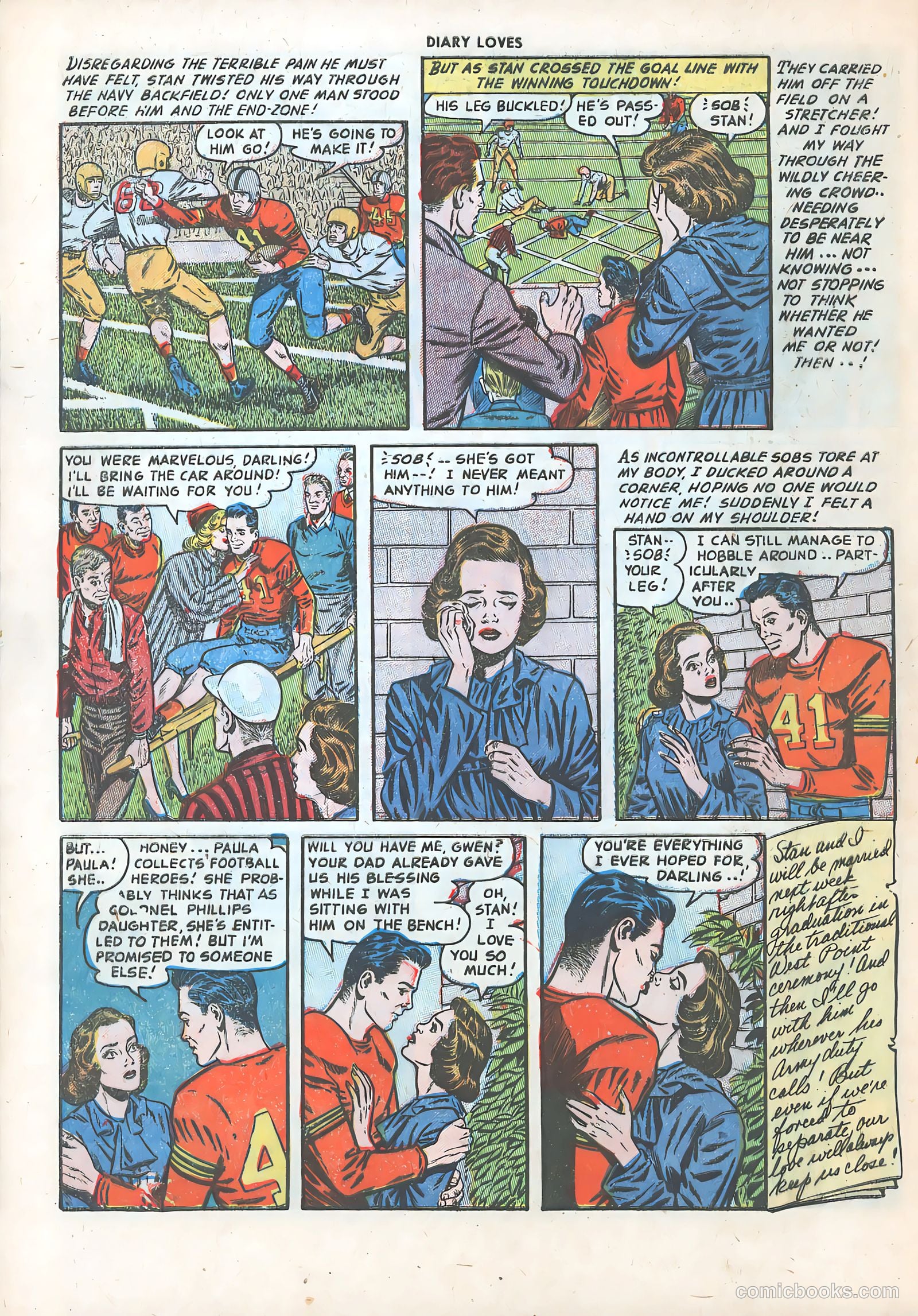 Diary Loves #29 (1953) — page 32 of 36