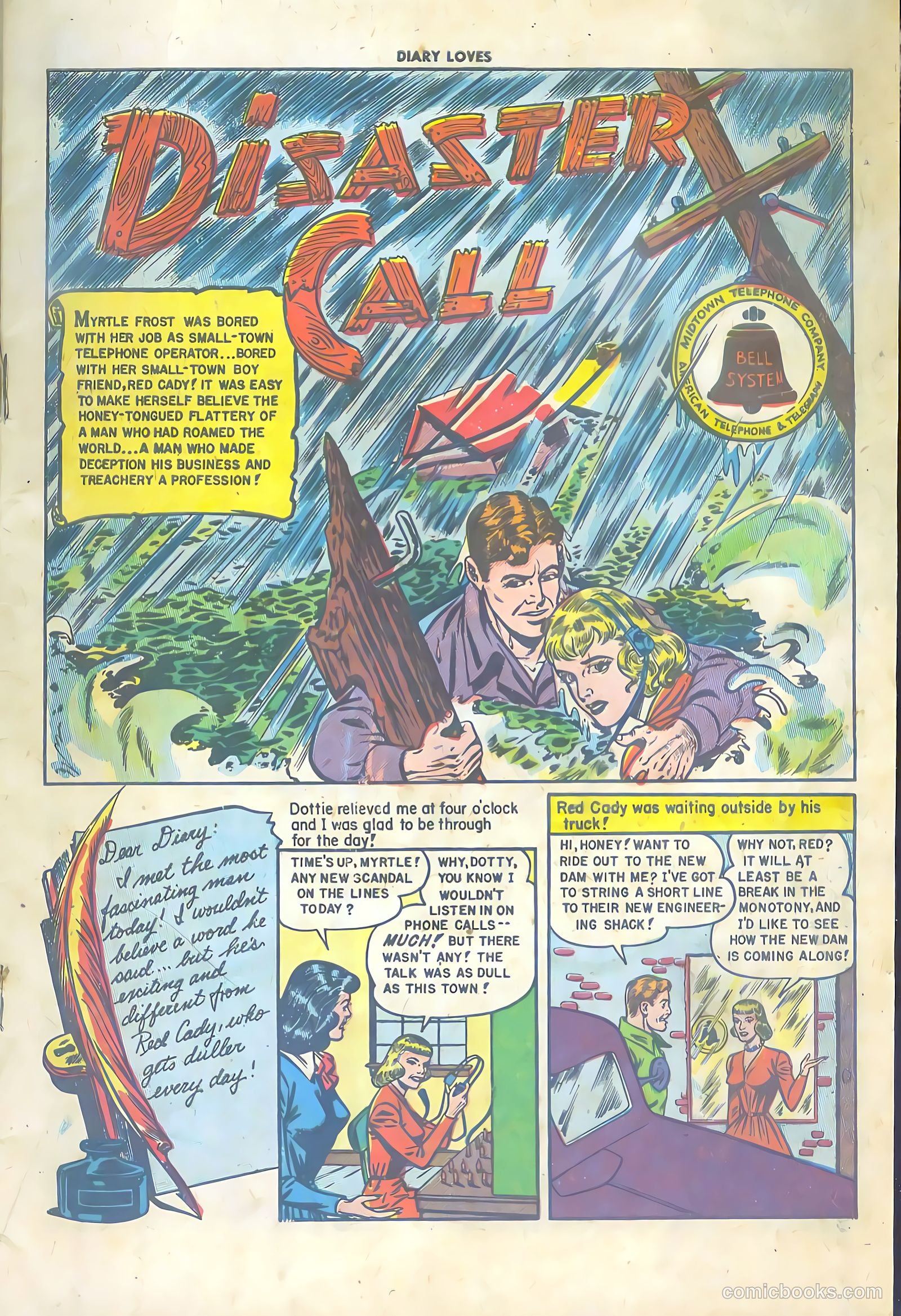 Diary Loves #3 (1950) — page 3 of 36