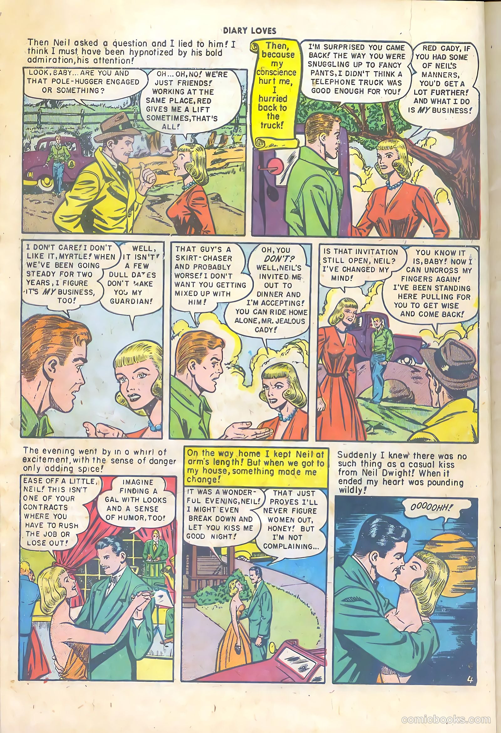 Diary Loves #3 (1950) — page 6 of 36