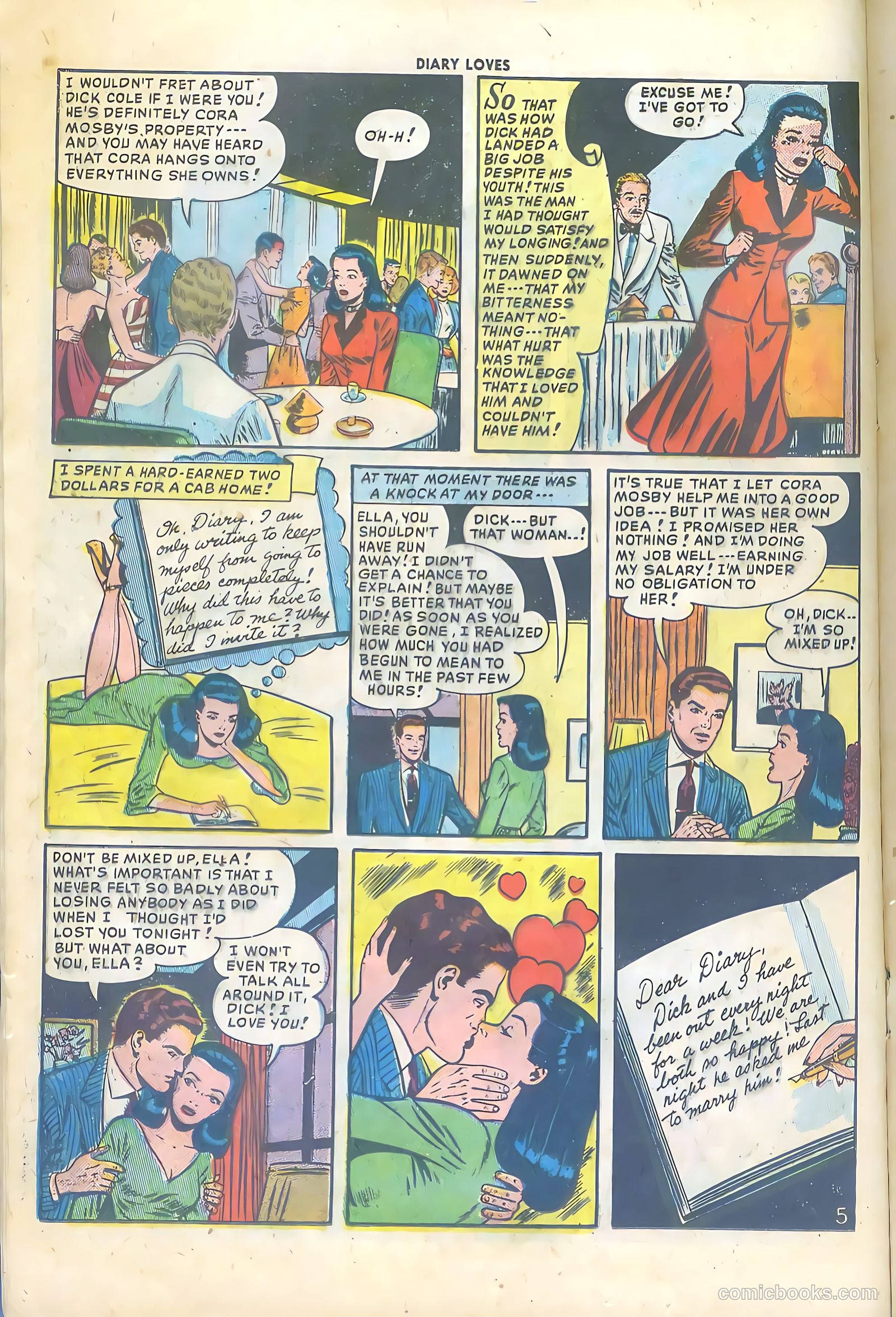 Diary Loves #3 (1950) — page 16 of 36