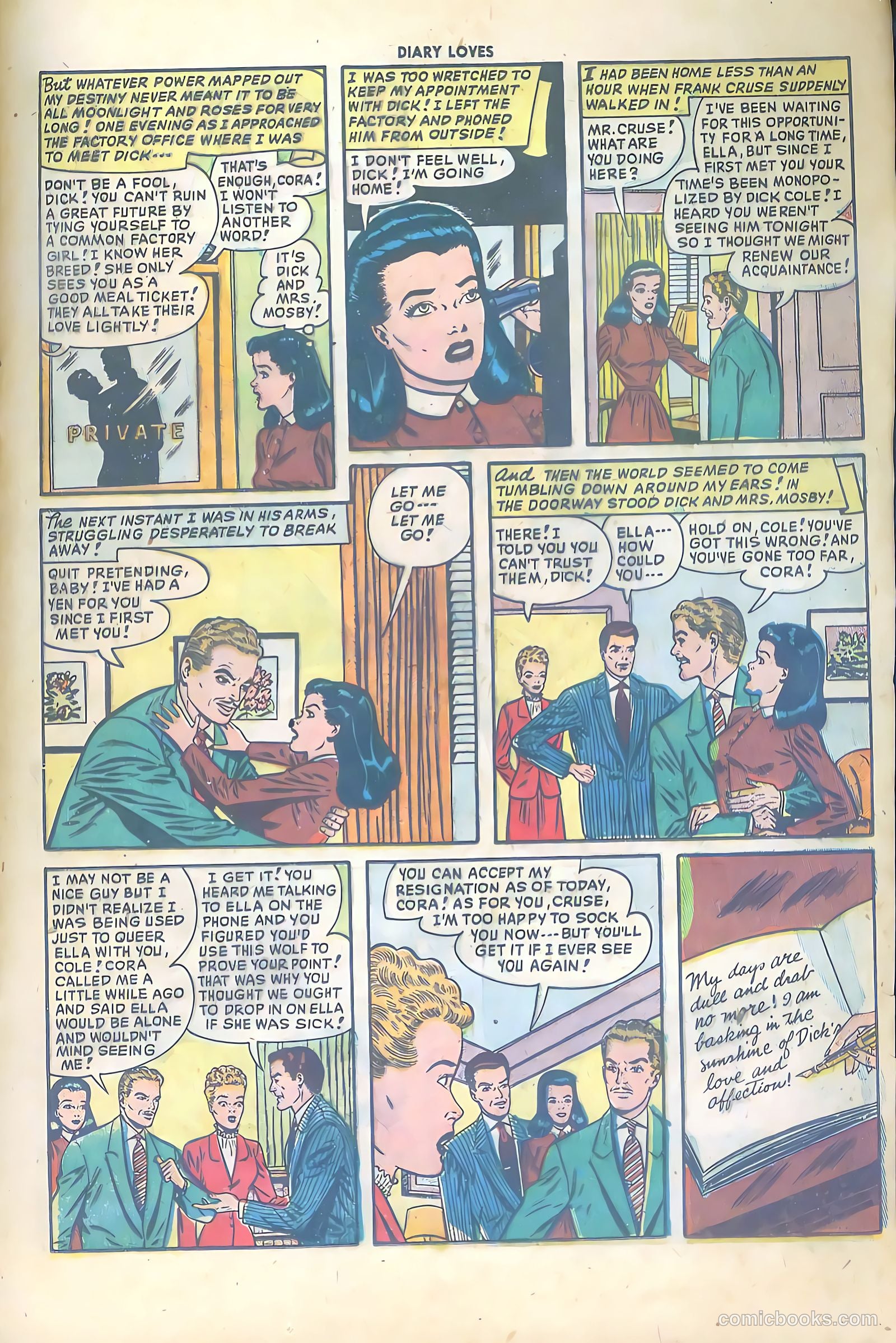 Diary Loves #3 (1950) — page 17 of 36