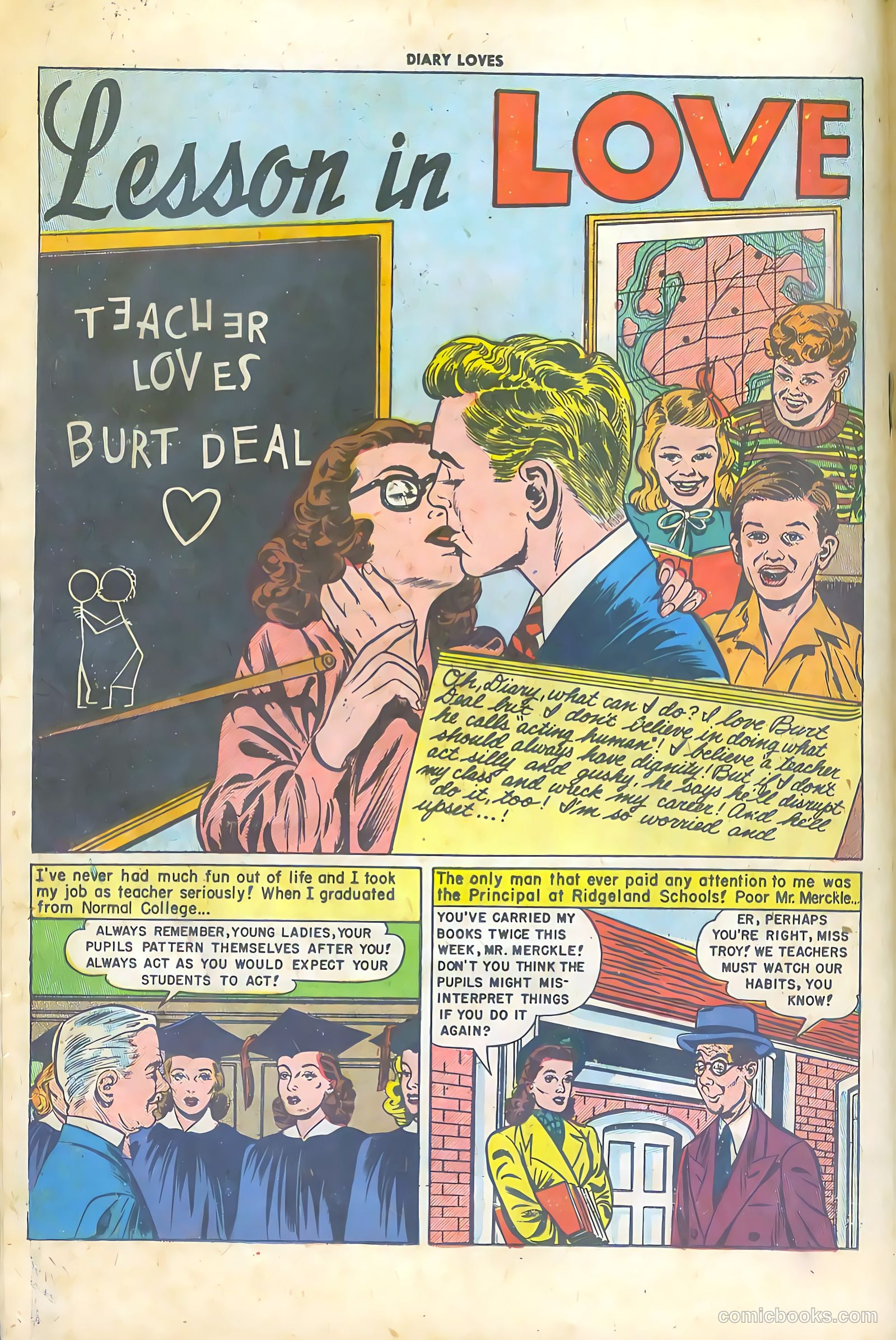 Diary Loves #3 (1950) — page 18 of 36