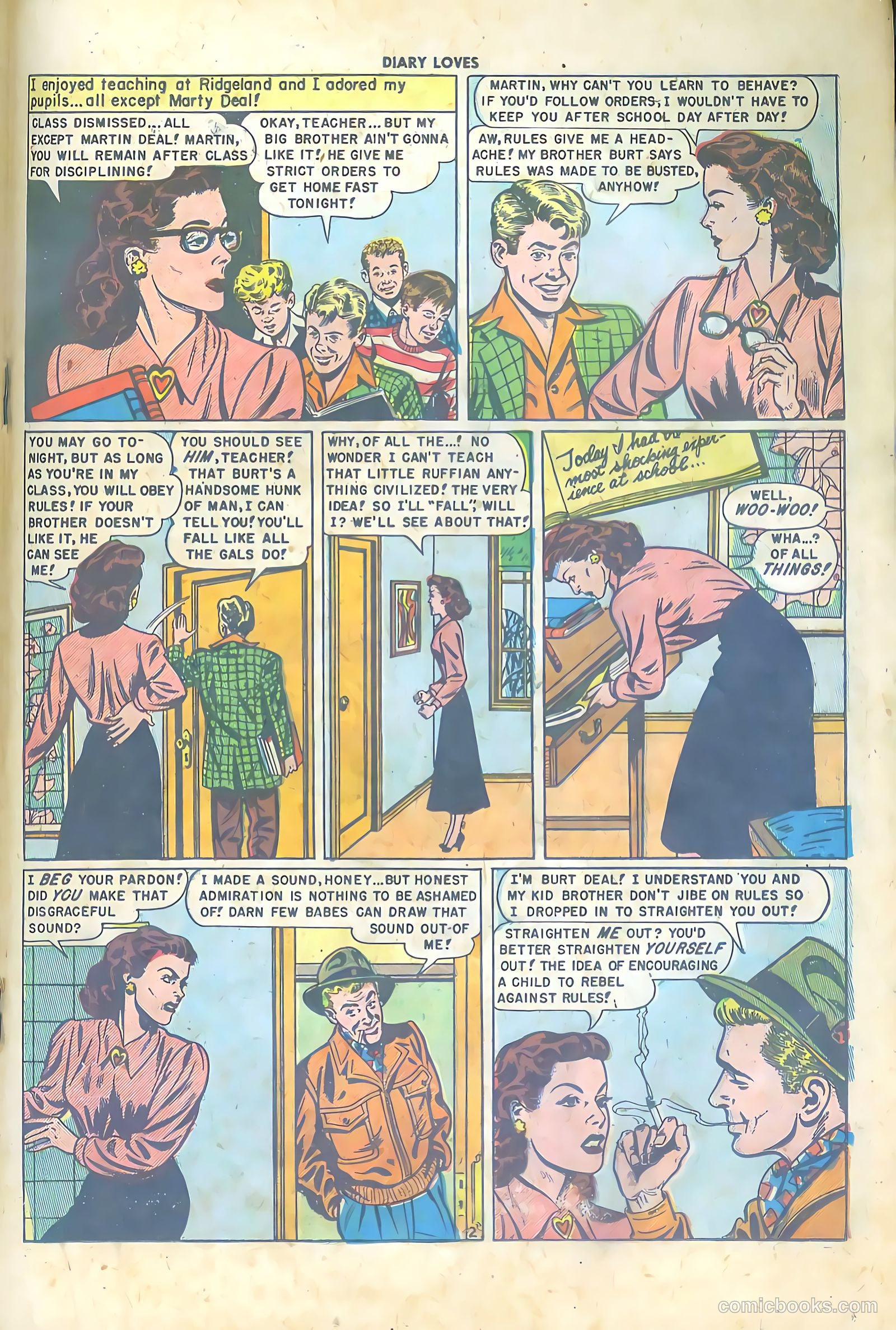 Diary Loves #3 (1950) — page 19 of 36