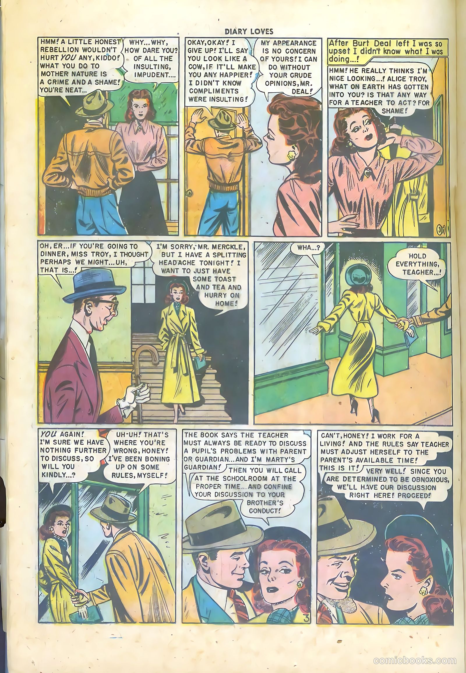 Diary Loves #3 (1950) — page 20 of 36