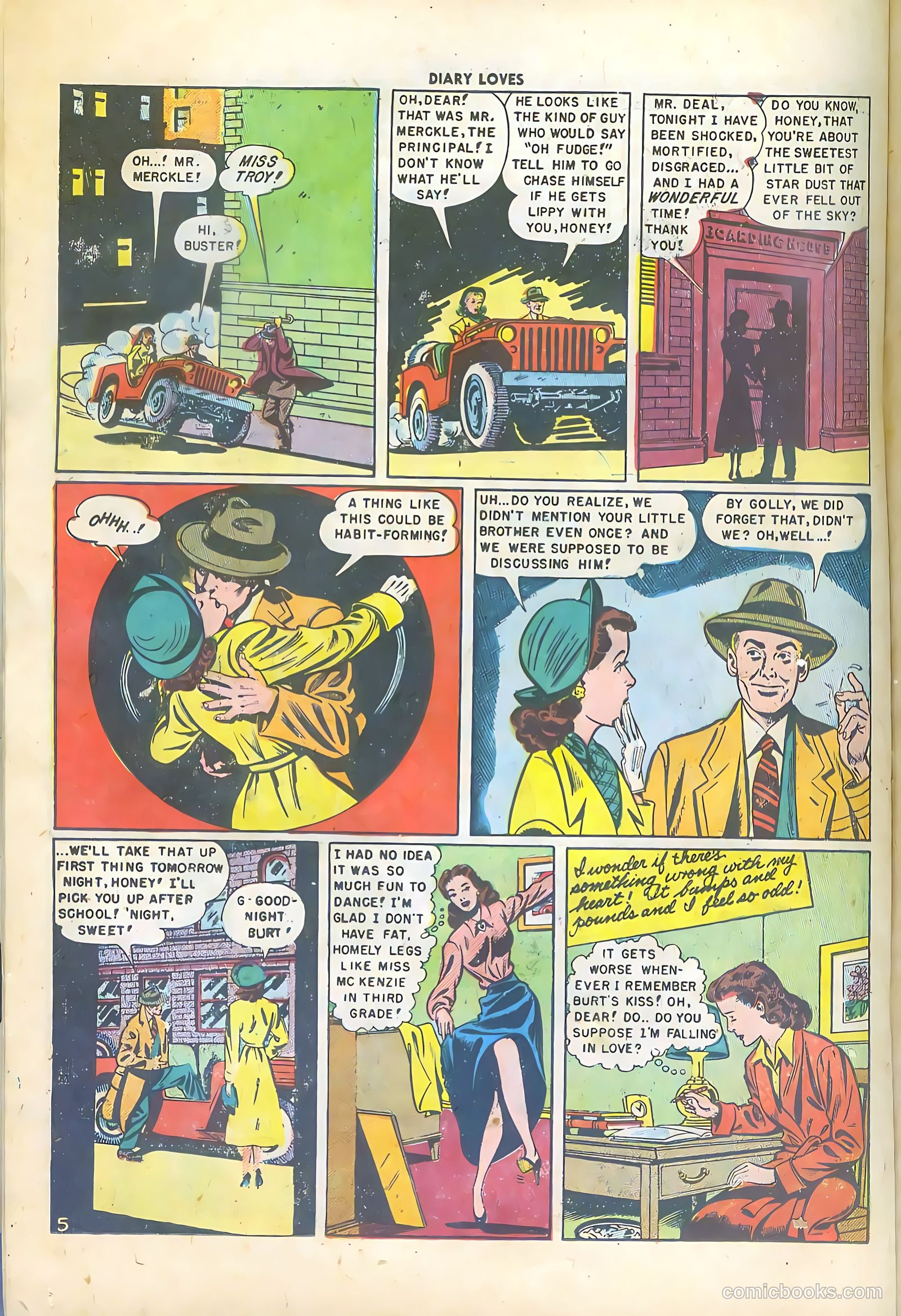 Diary Loves #3 (1950) — page 22 of 36