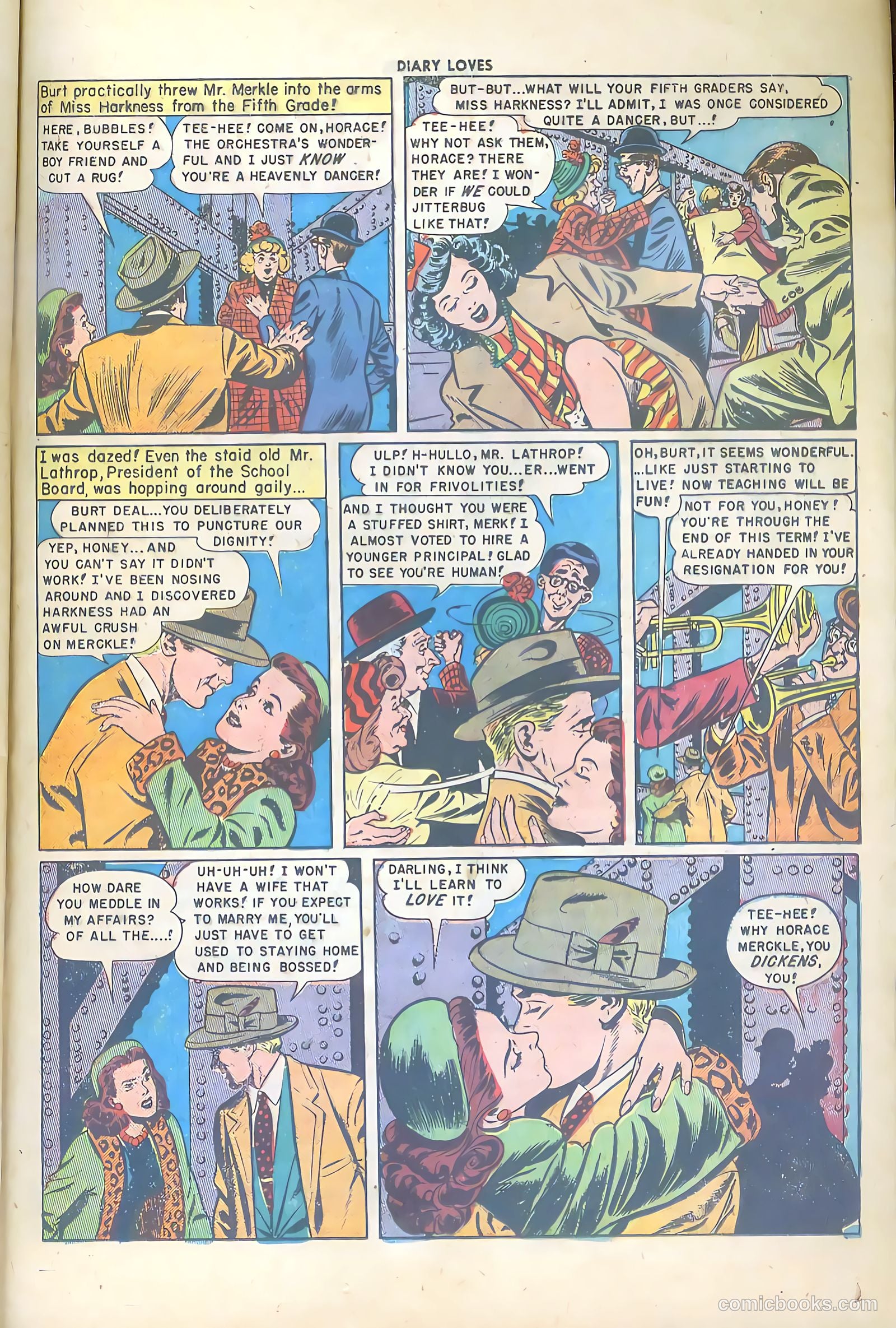 Diary Loves #3 (1950) — page 25 of 36
