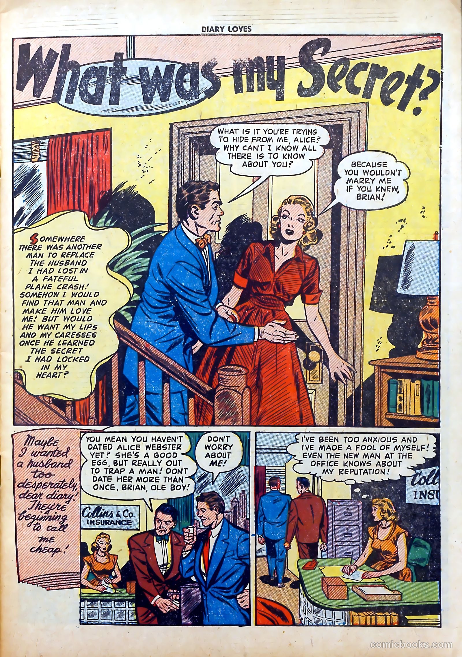 Diary Loves #30 (1953) — page 3 of 37