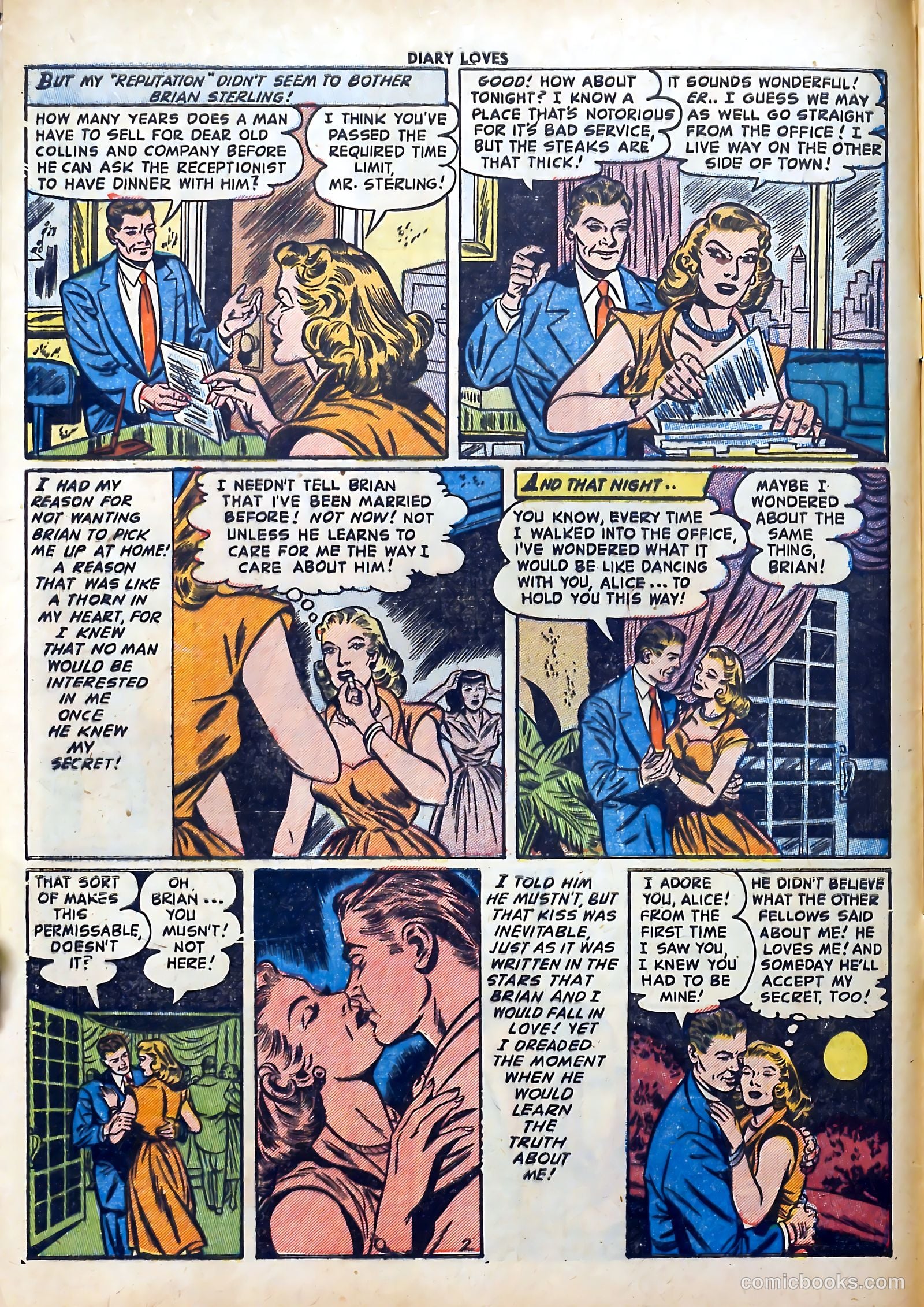 Diary Loves #30 (1953) — page 4 of 37