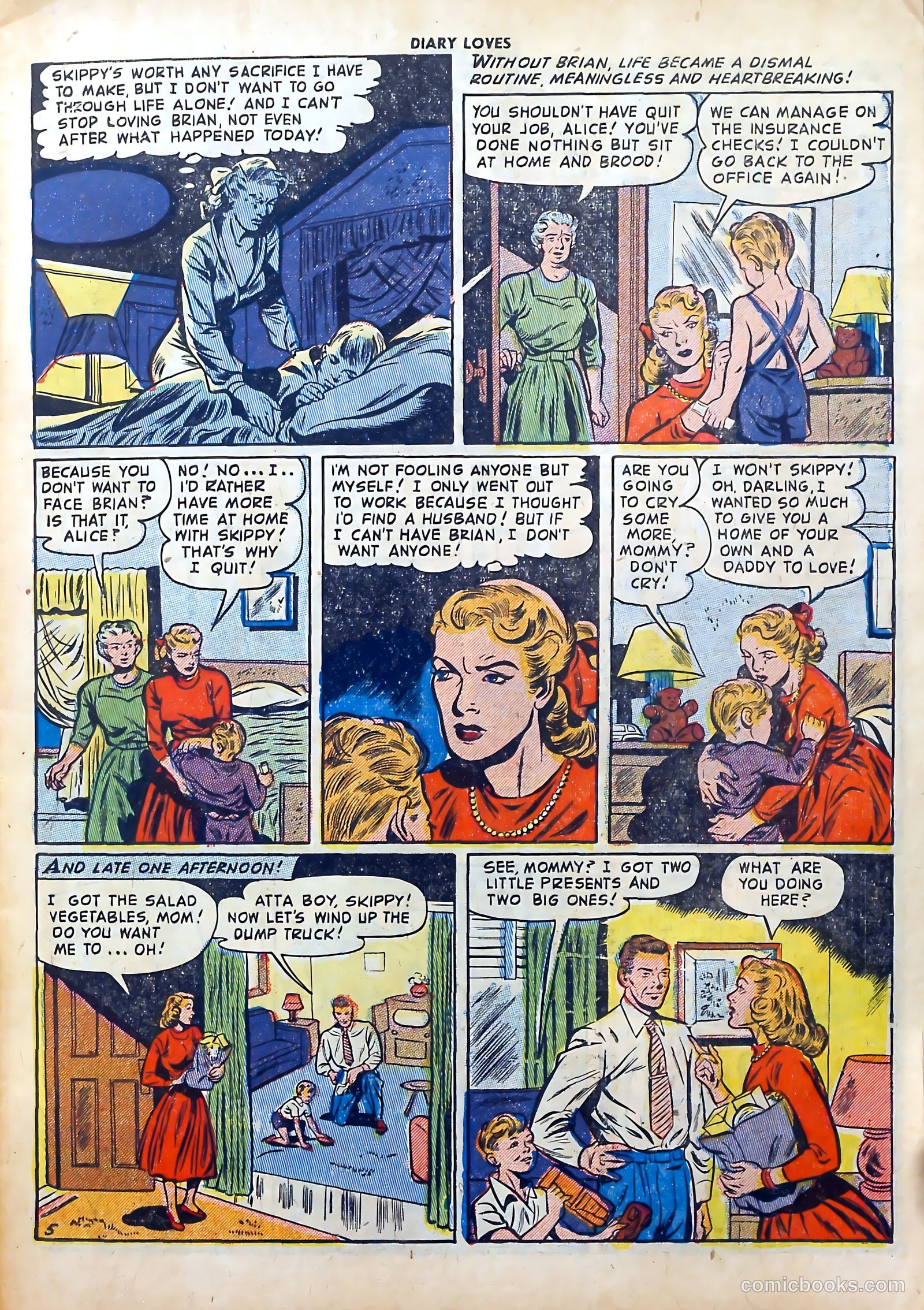 Diary Loves #30 (1953) — page 7 of 37