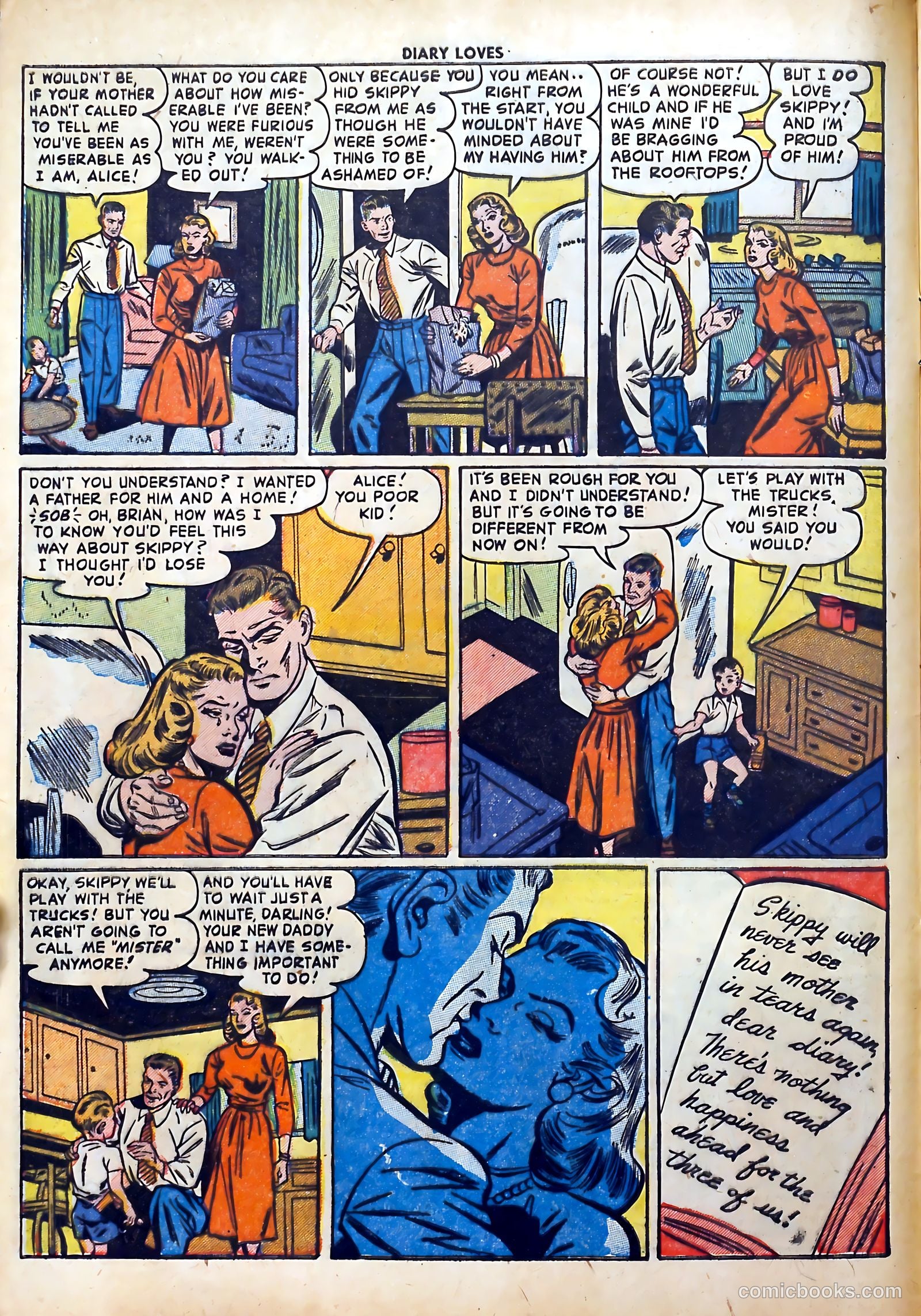 Diary Loves #30 (1953) — page 8 of 37