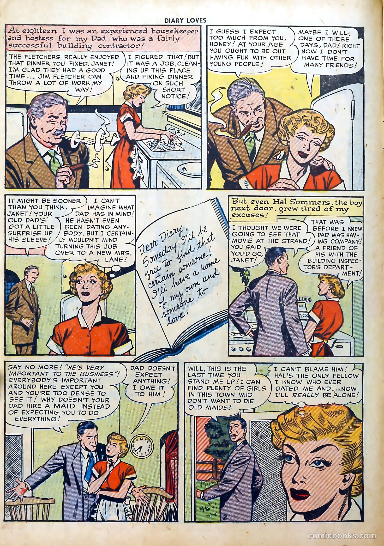 Diary Loves #30 (1953) — page 10 of 37