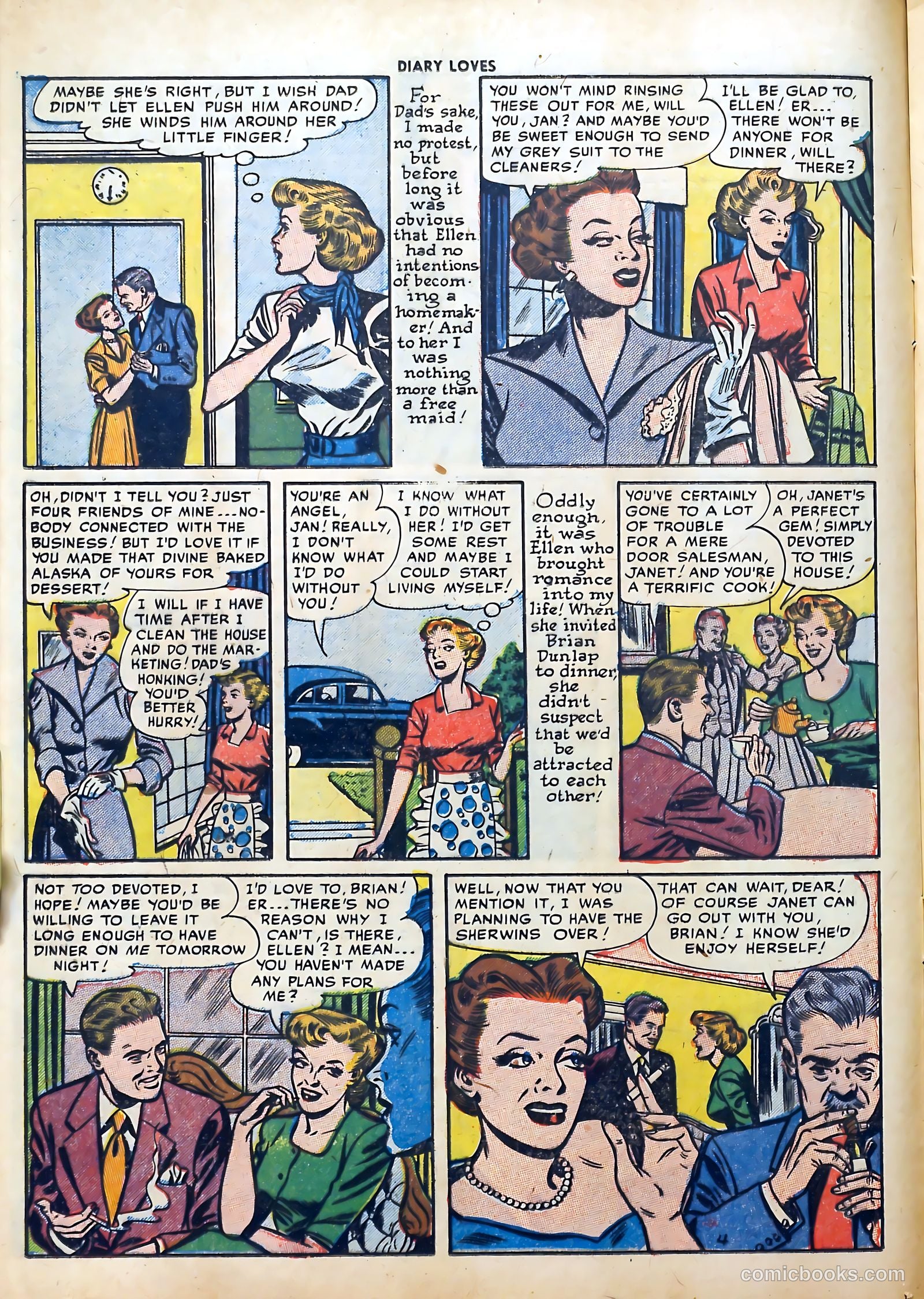 Diary Loves #30 (1953) — page 12 of 37