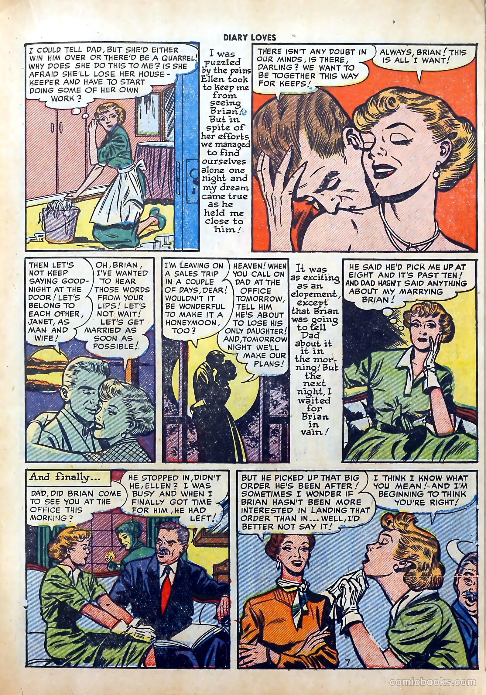 Diary Loves #30 (1953) — page 15 of 37