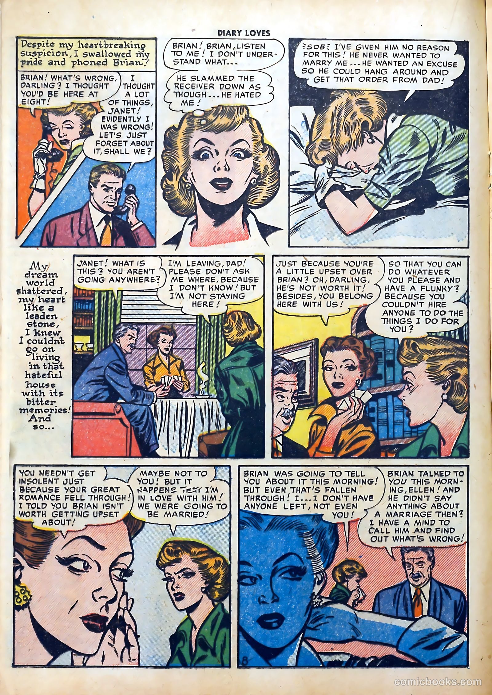 Diary Loves #30 (1953) — page 16 of 37