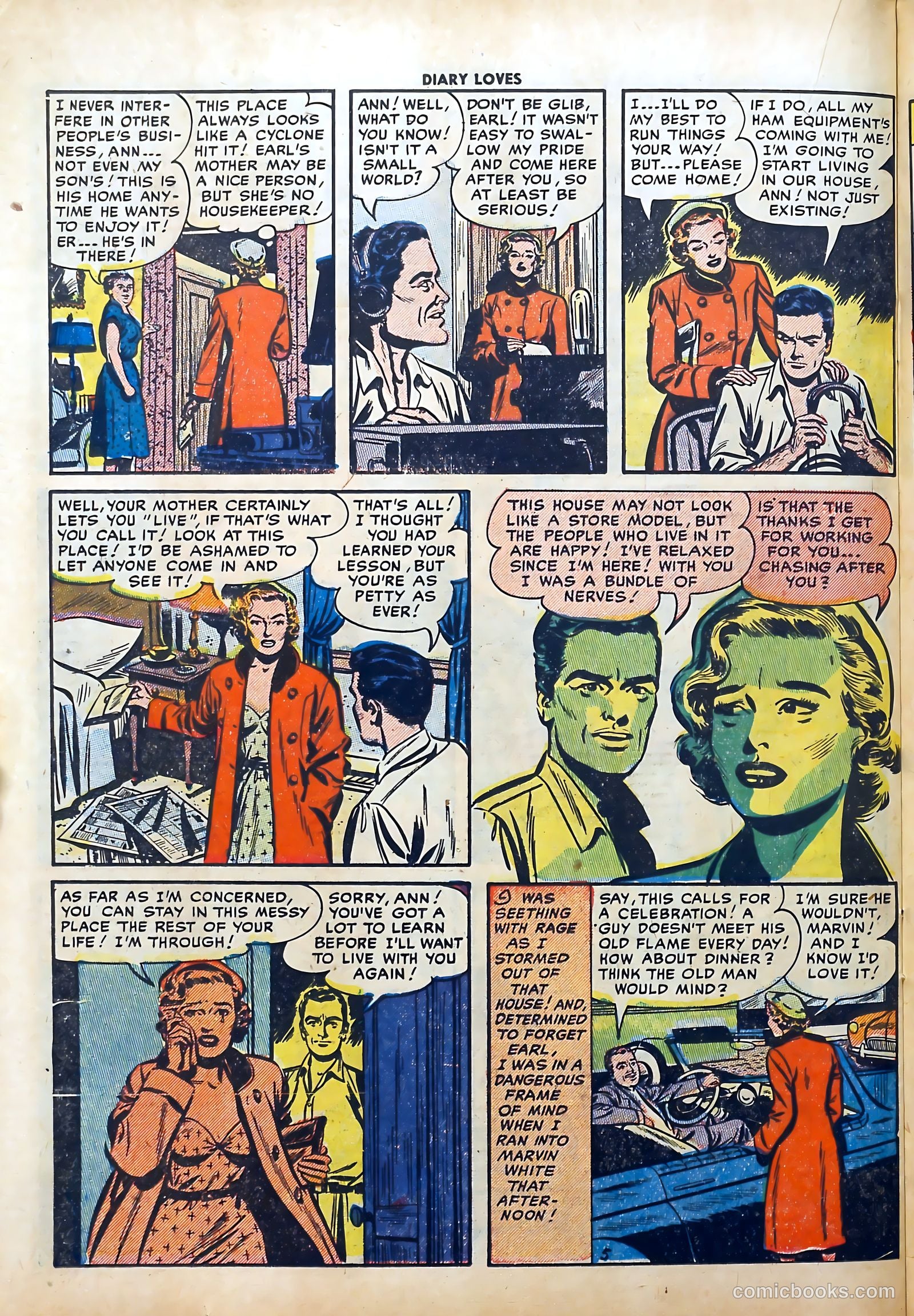 Diary Loves #30 (1953) — page 22 of 37