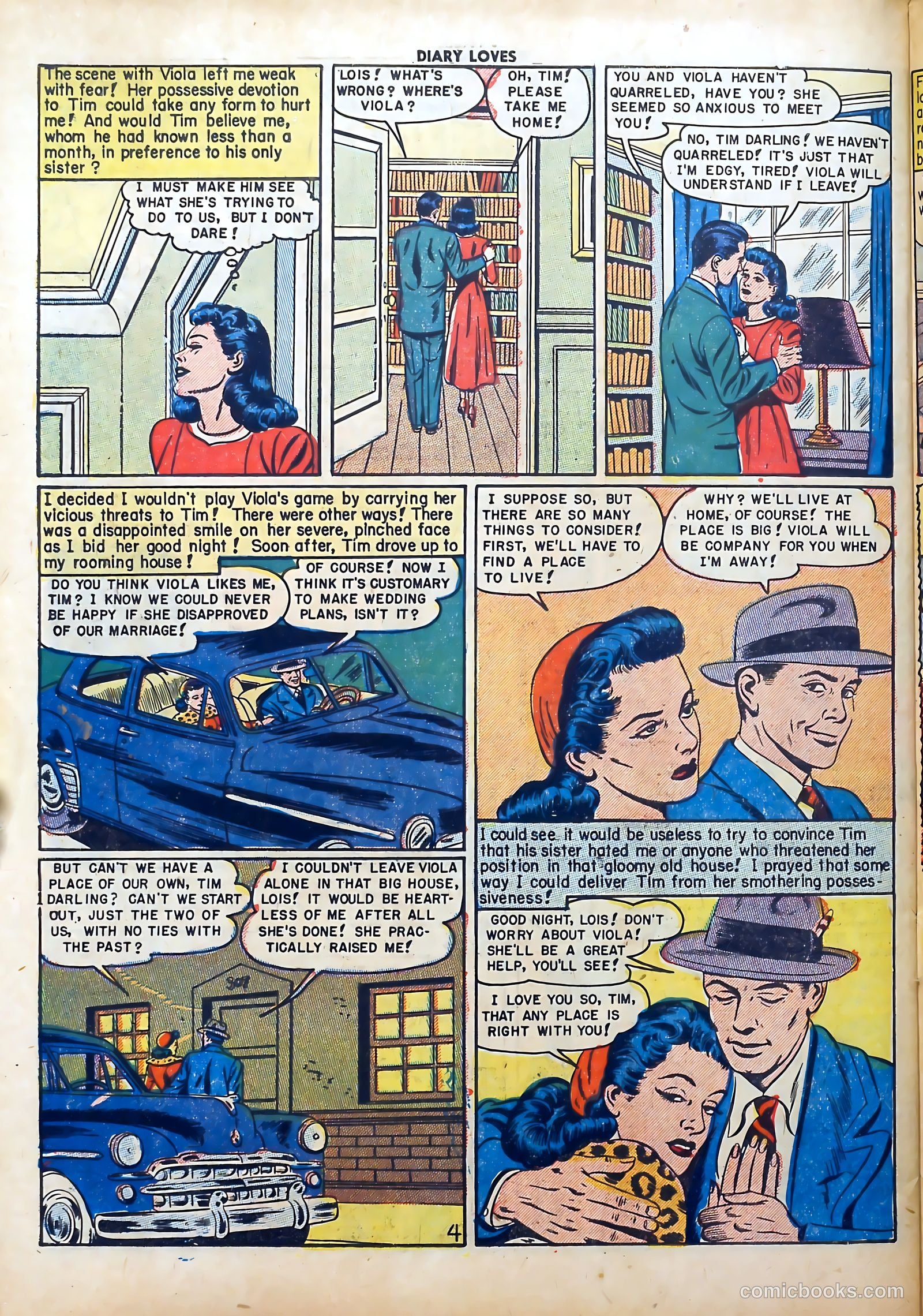 Diary Loves #30 (1953) — page 30 of 37