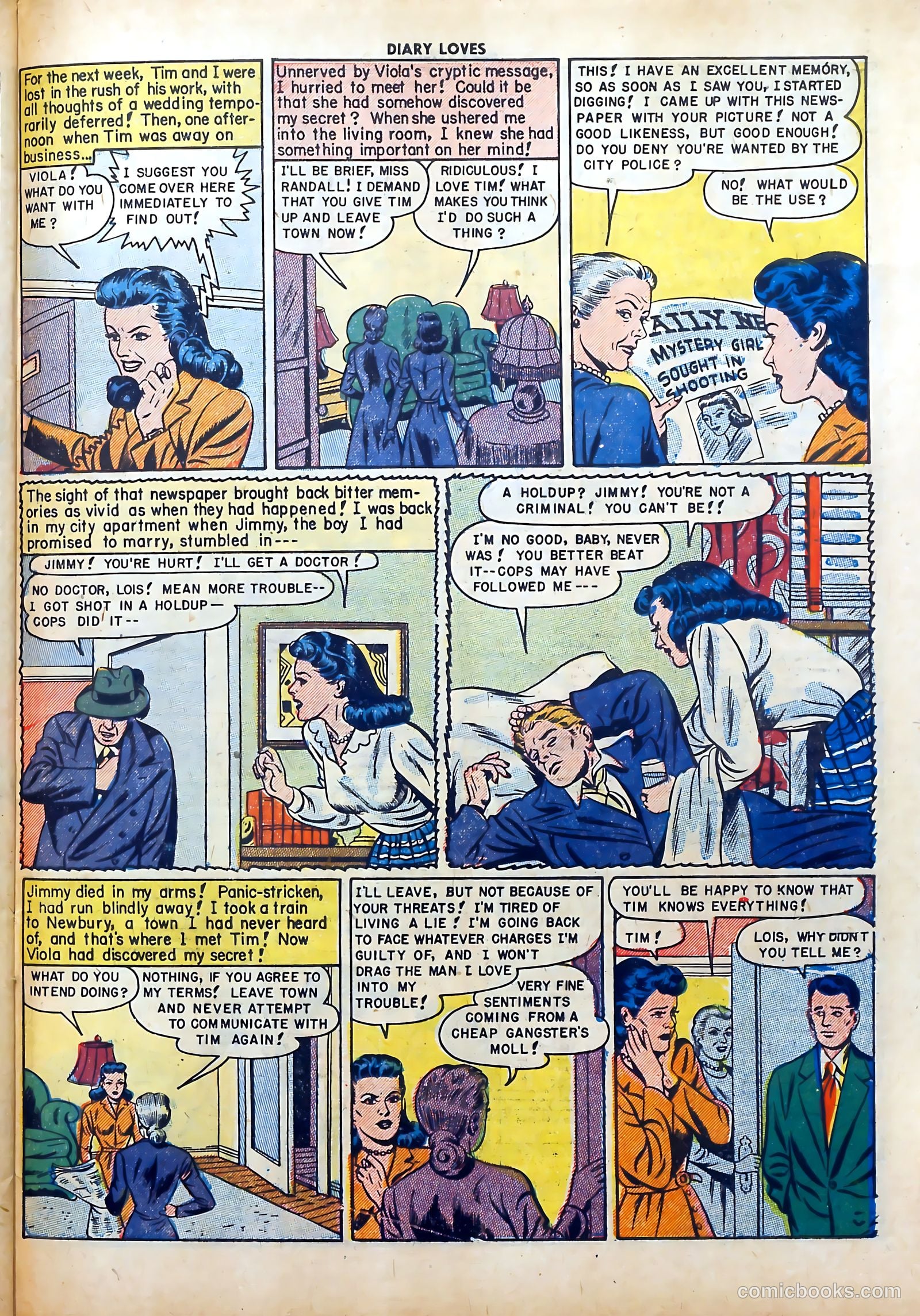 Diary Loves #30 (1953) — page 31 of 37