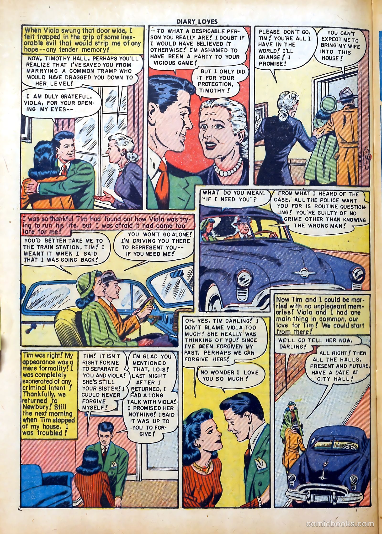 Diary Loves #30 (1953) — page 32 of 37
