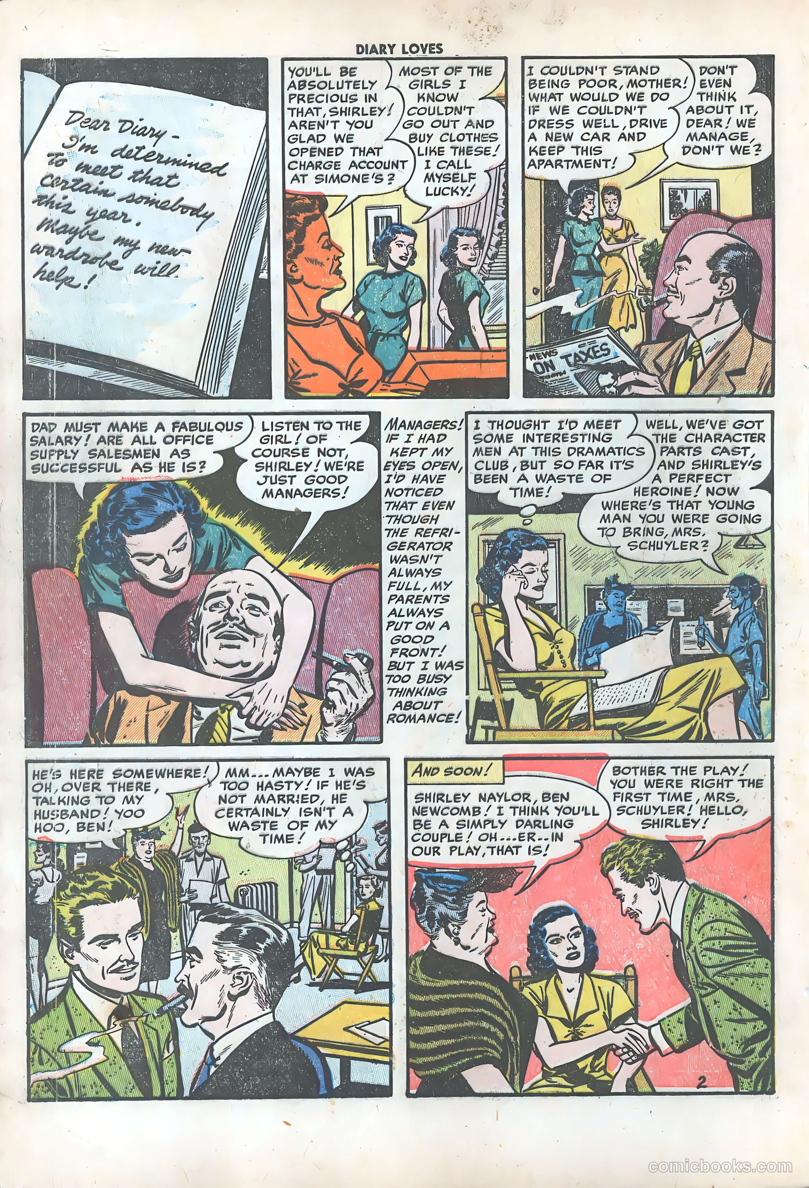 Diary Loves #31 (1953) — page 4 of 36