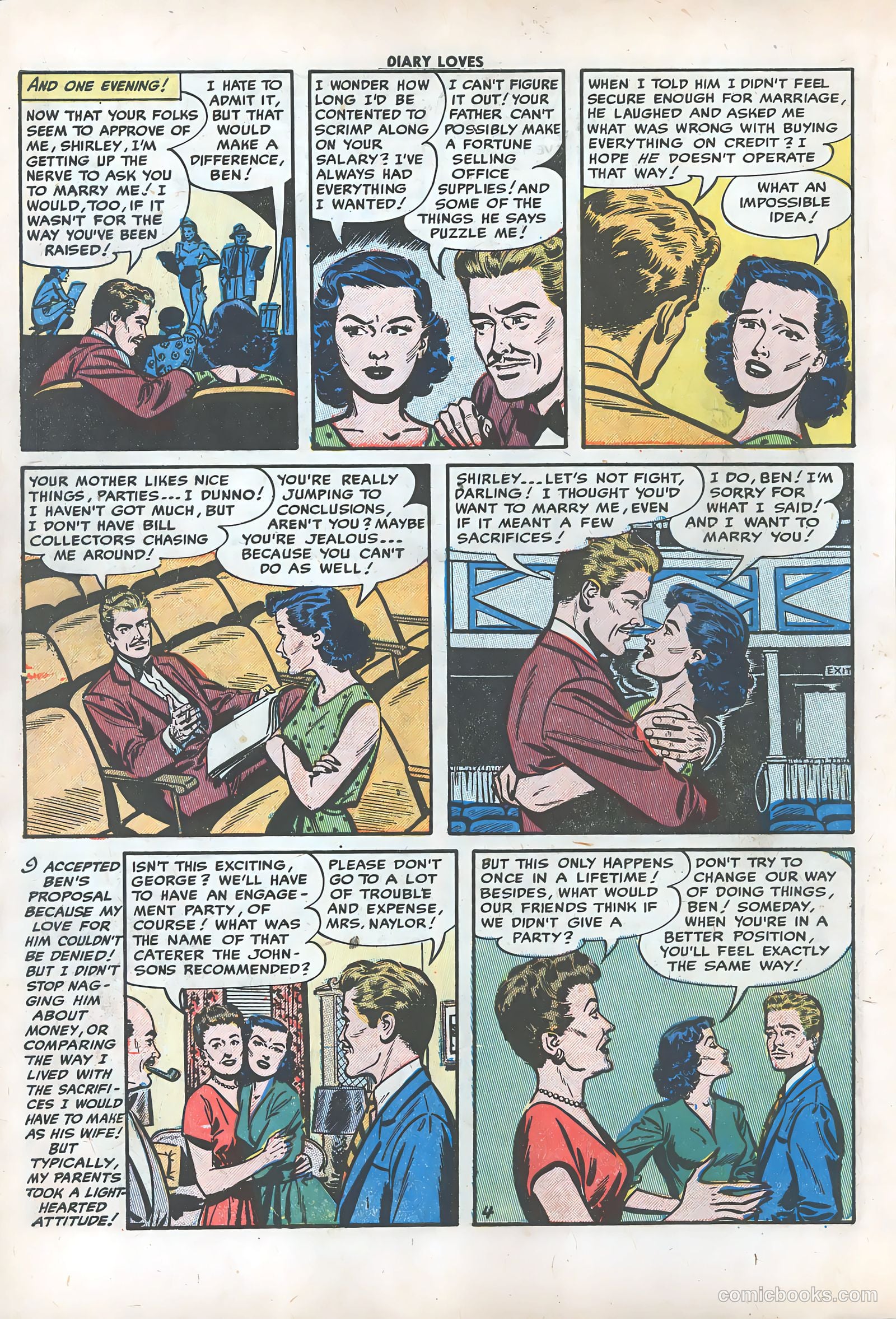 Diary Loves #31 (1953) — page 6 of 36