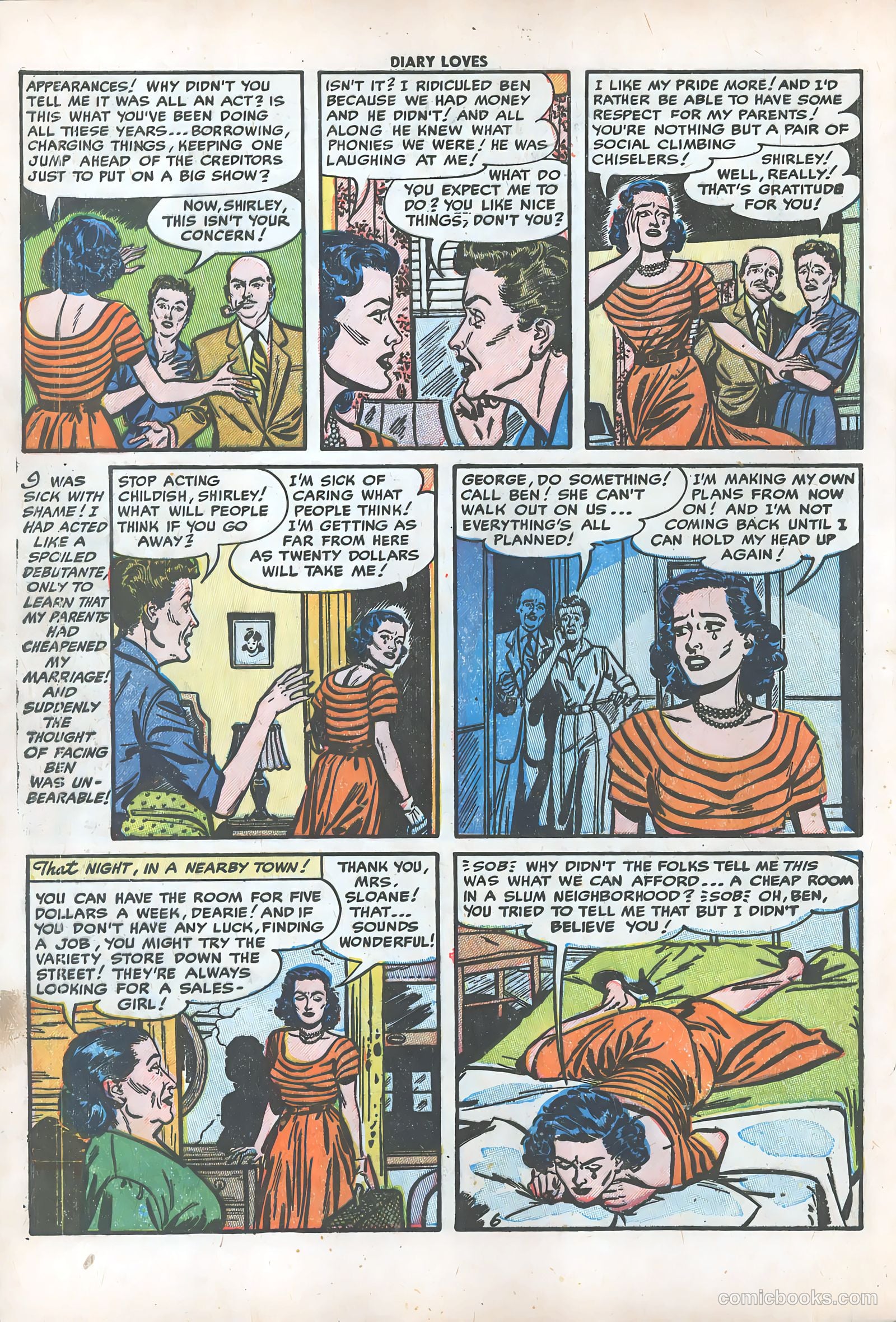 Diary Loves #31 (1953) — page 8 of 36