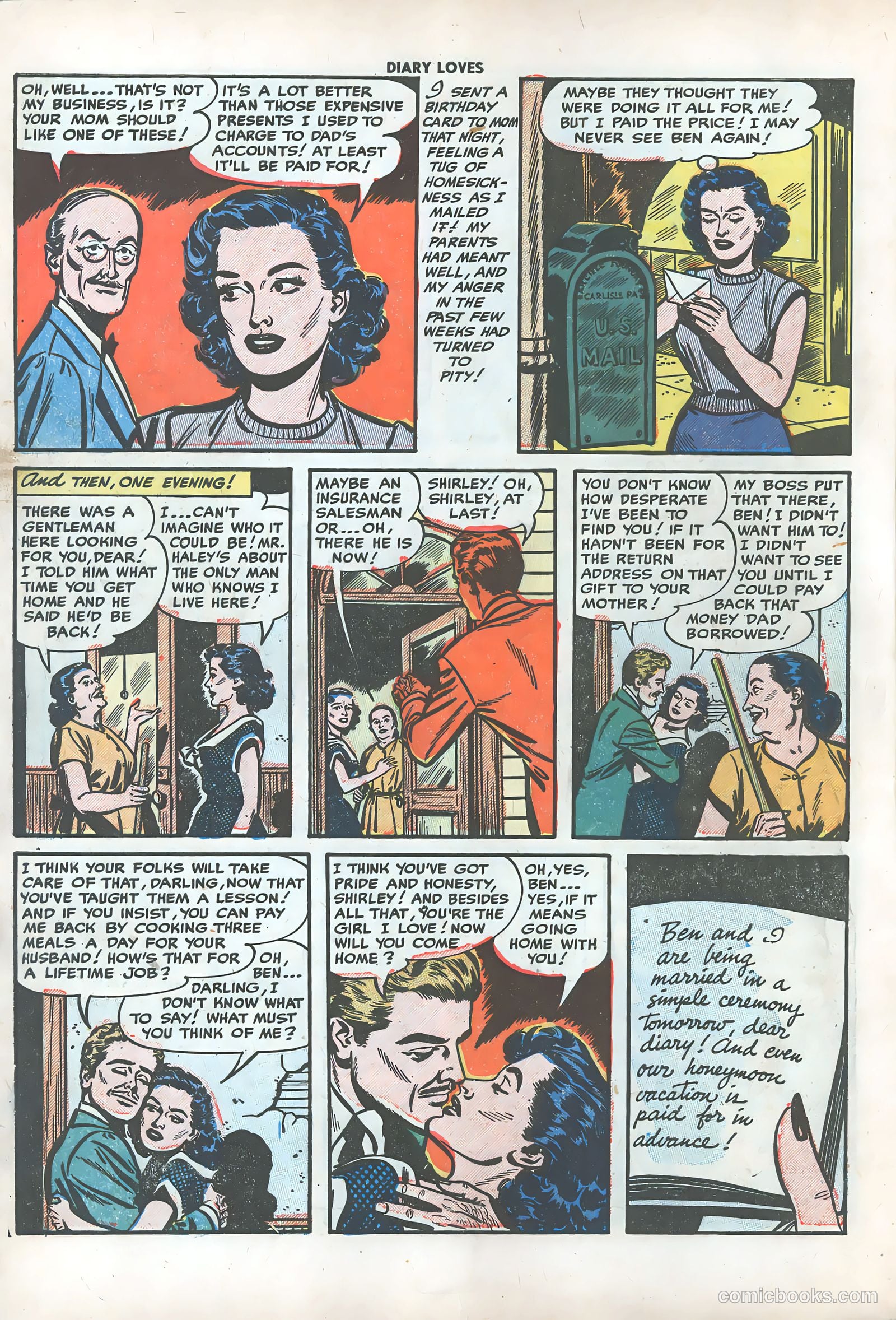 Diary Loves #31 (1953) — page 10 of 36