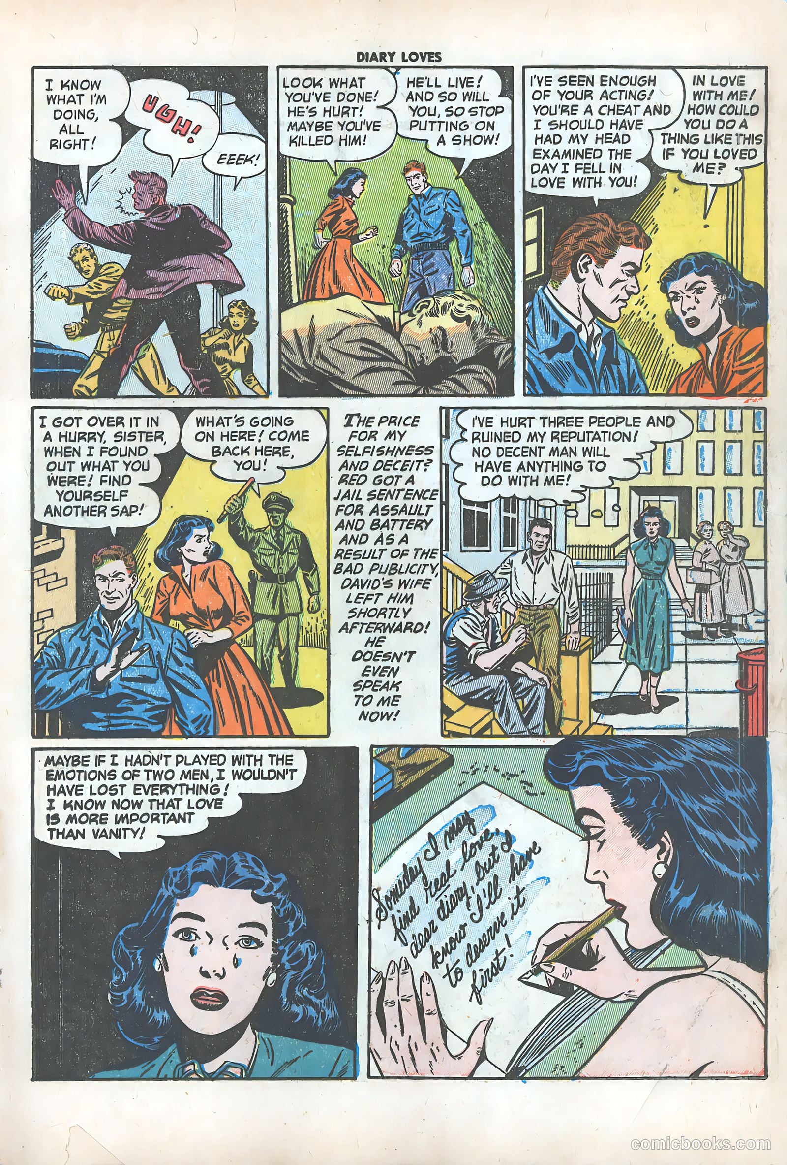 Diary Loves #31 (1953) — page 17 of 36