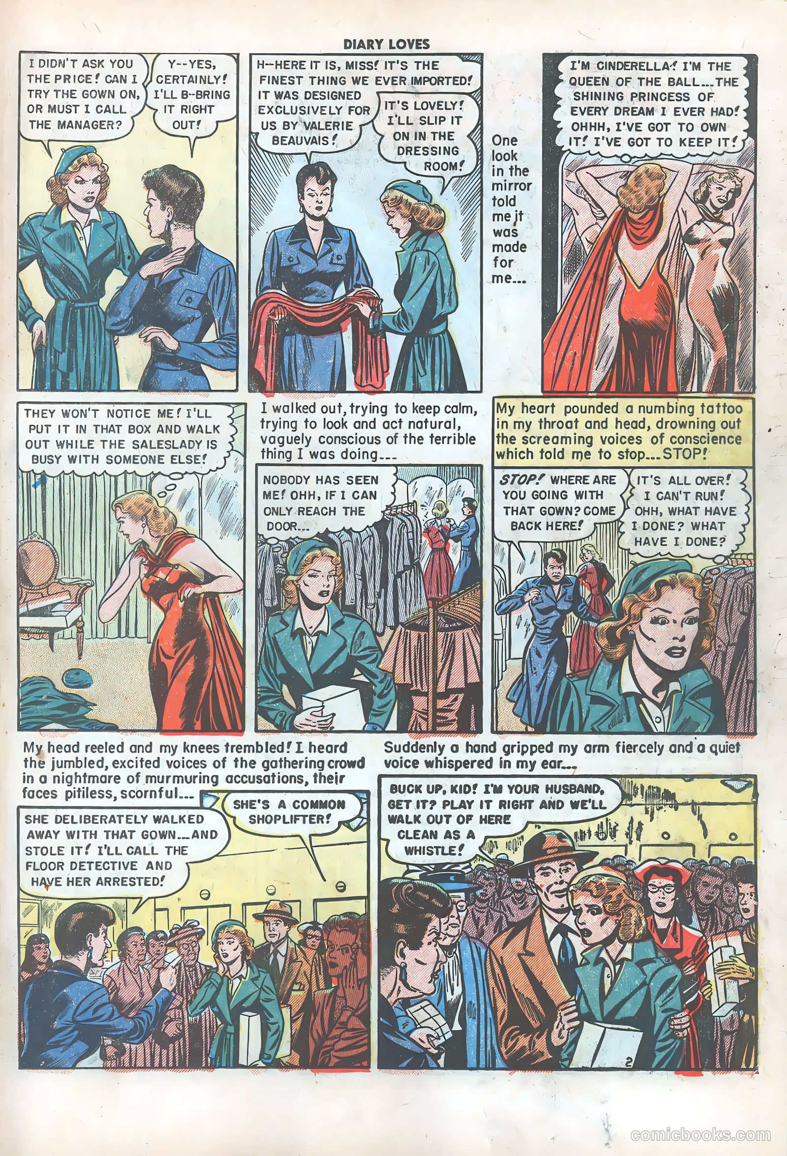 Diary Loves #31 (1953) — page 19 of 36