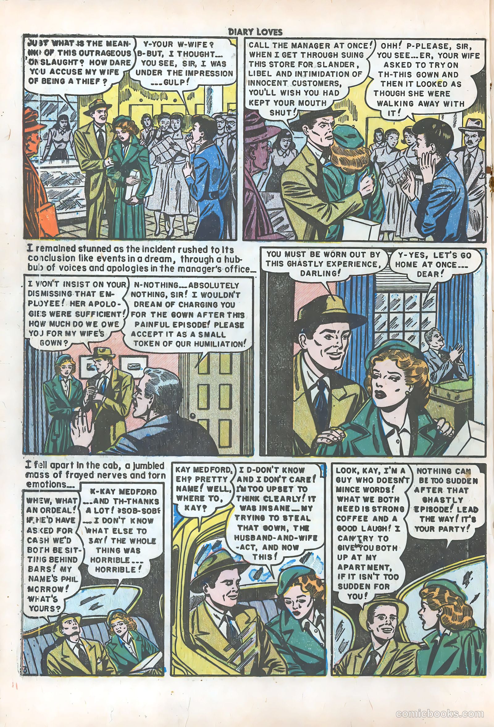 Diary Loves #31 (1953) — page 20 of 36
