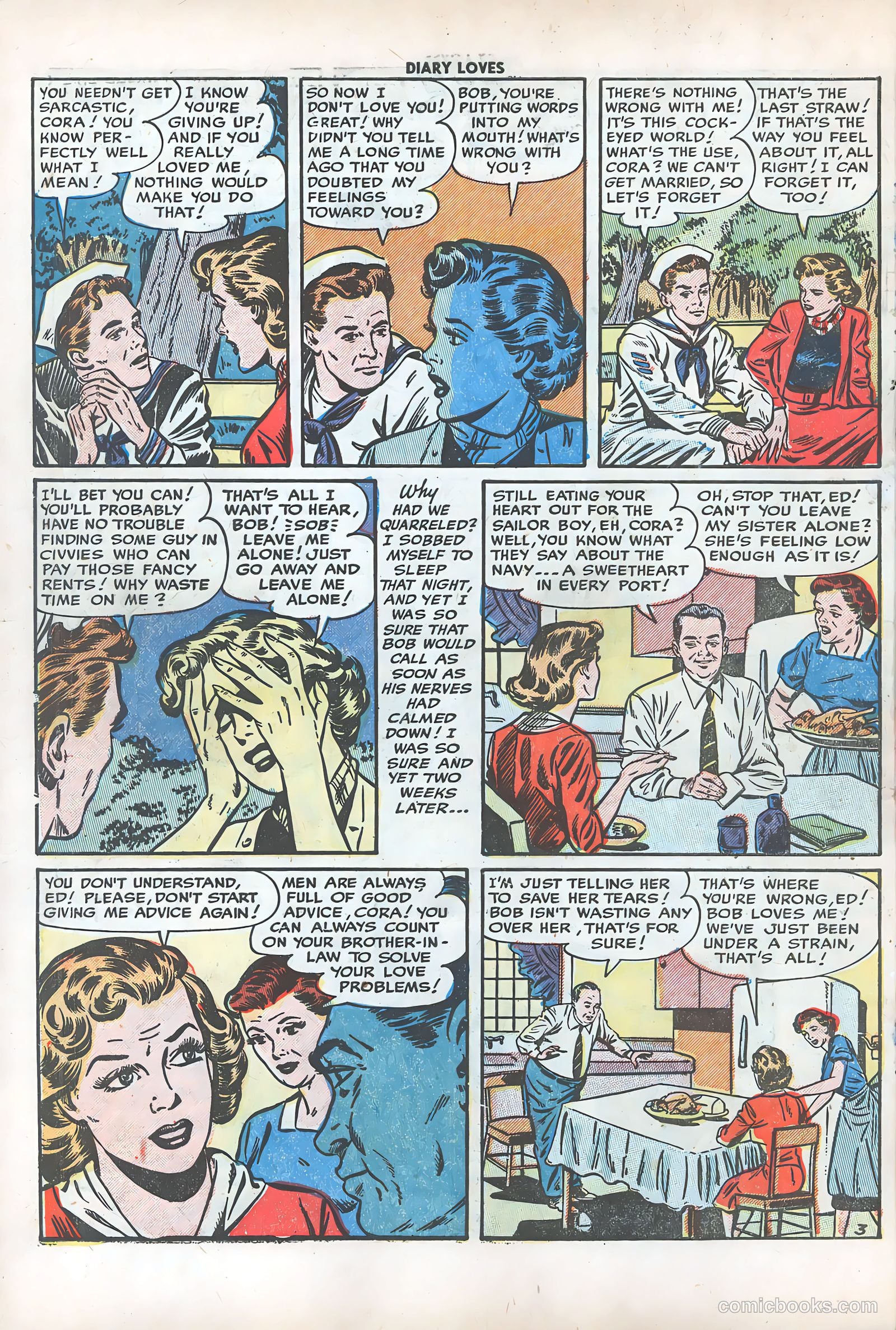 Diary Loves #31 (1953) — page 30 of 36
