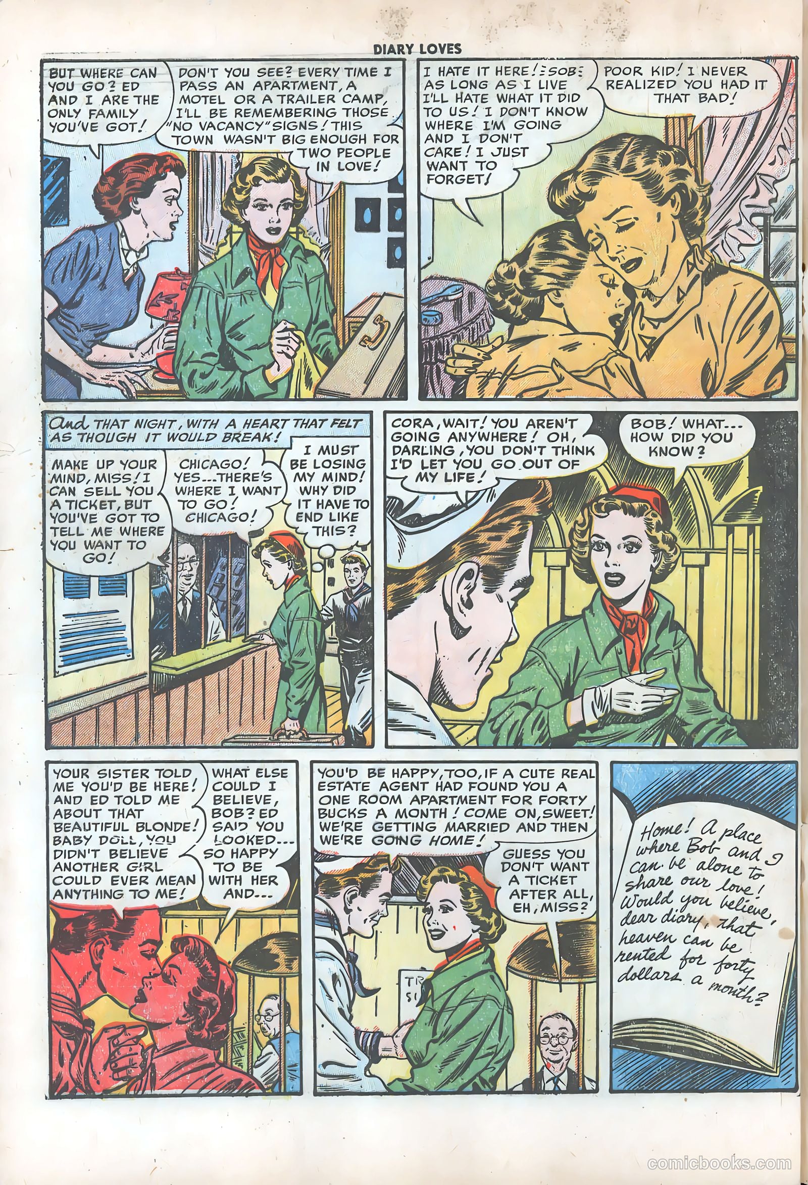 Diary Loves #31 (1953) — page 32 of 36