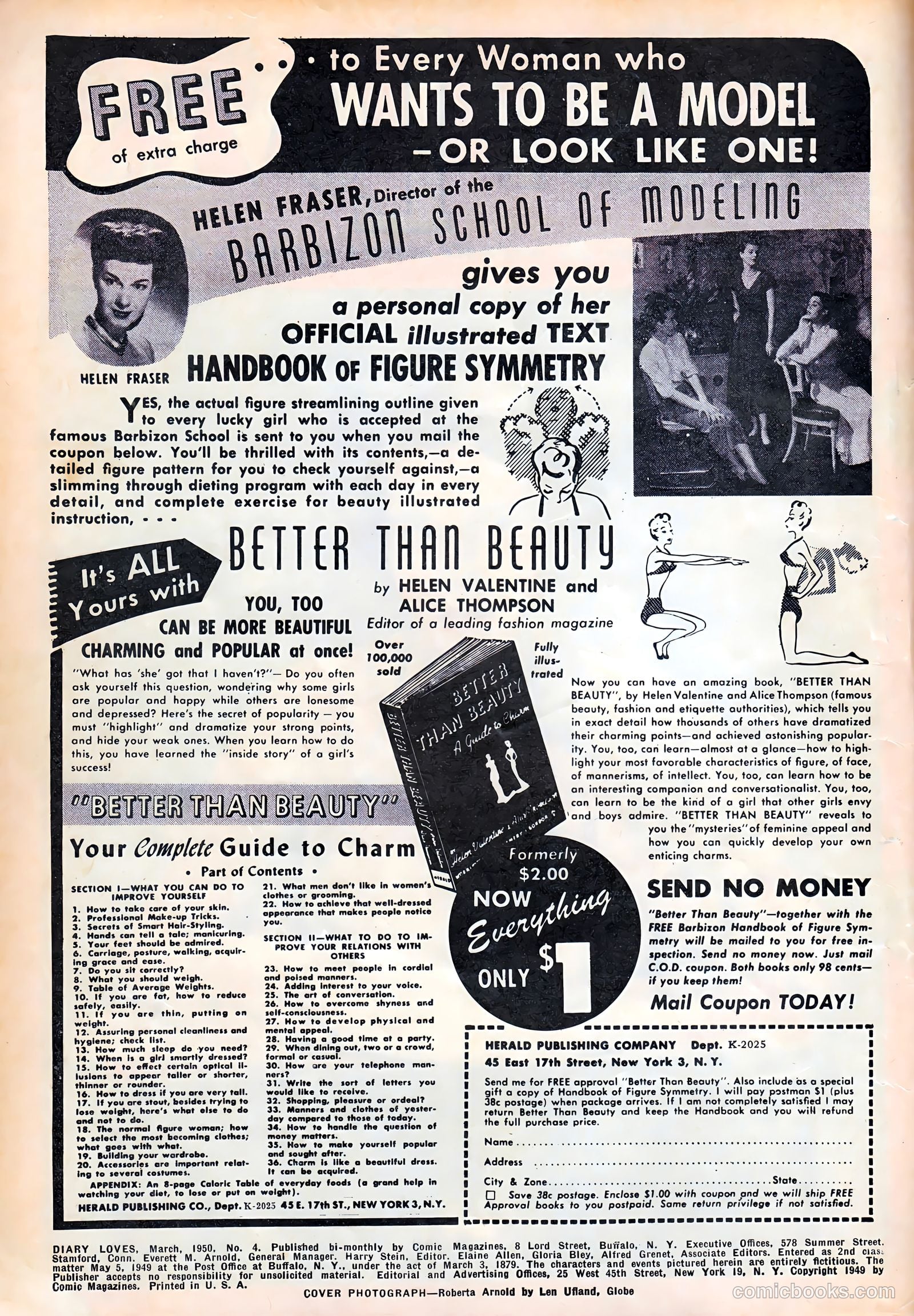 Diary Loves #4 (1950) — page 2 of 37