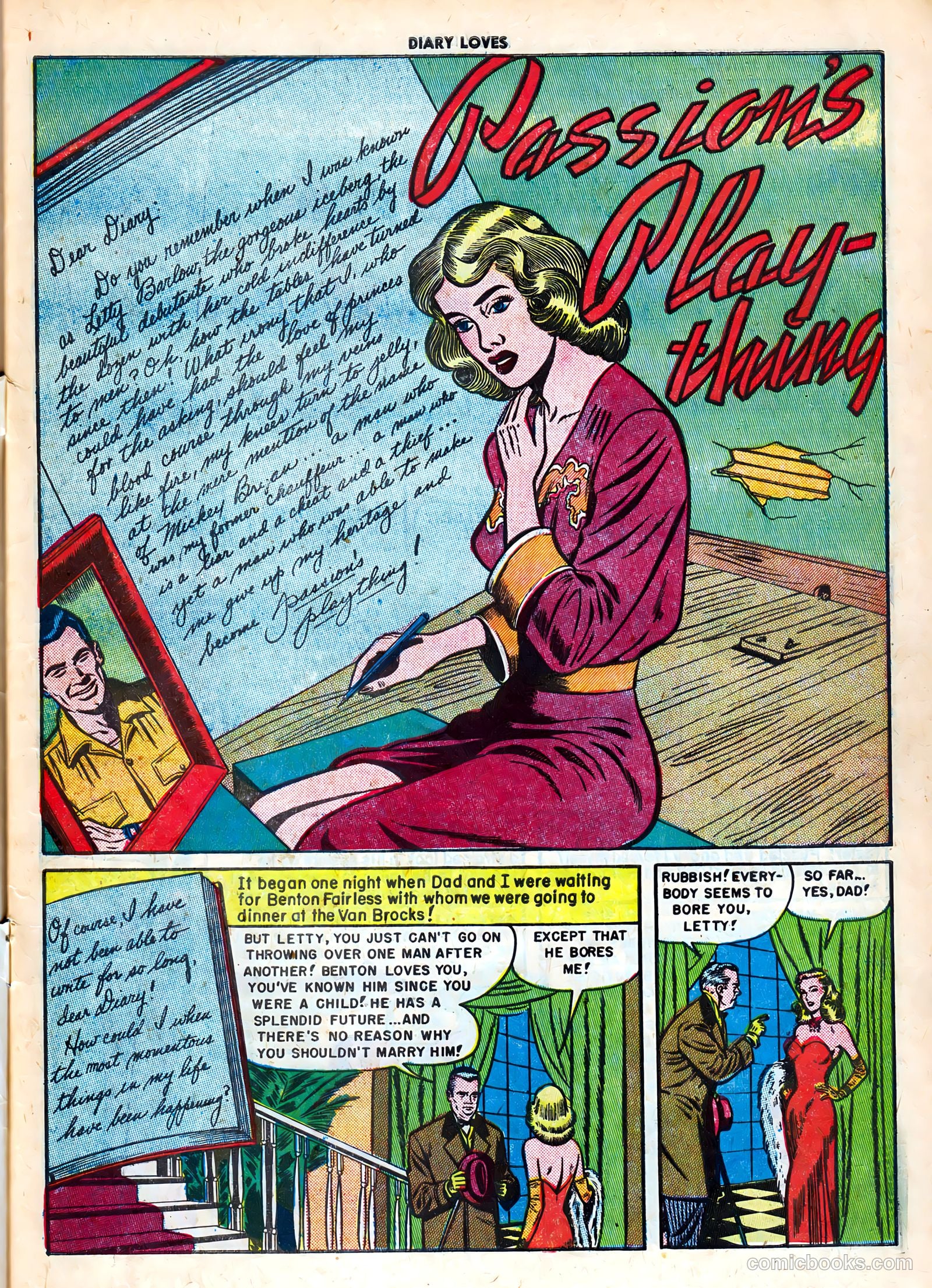 Diary Loves #4 (1950) — page 3 of 37
