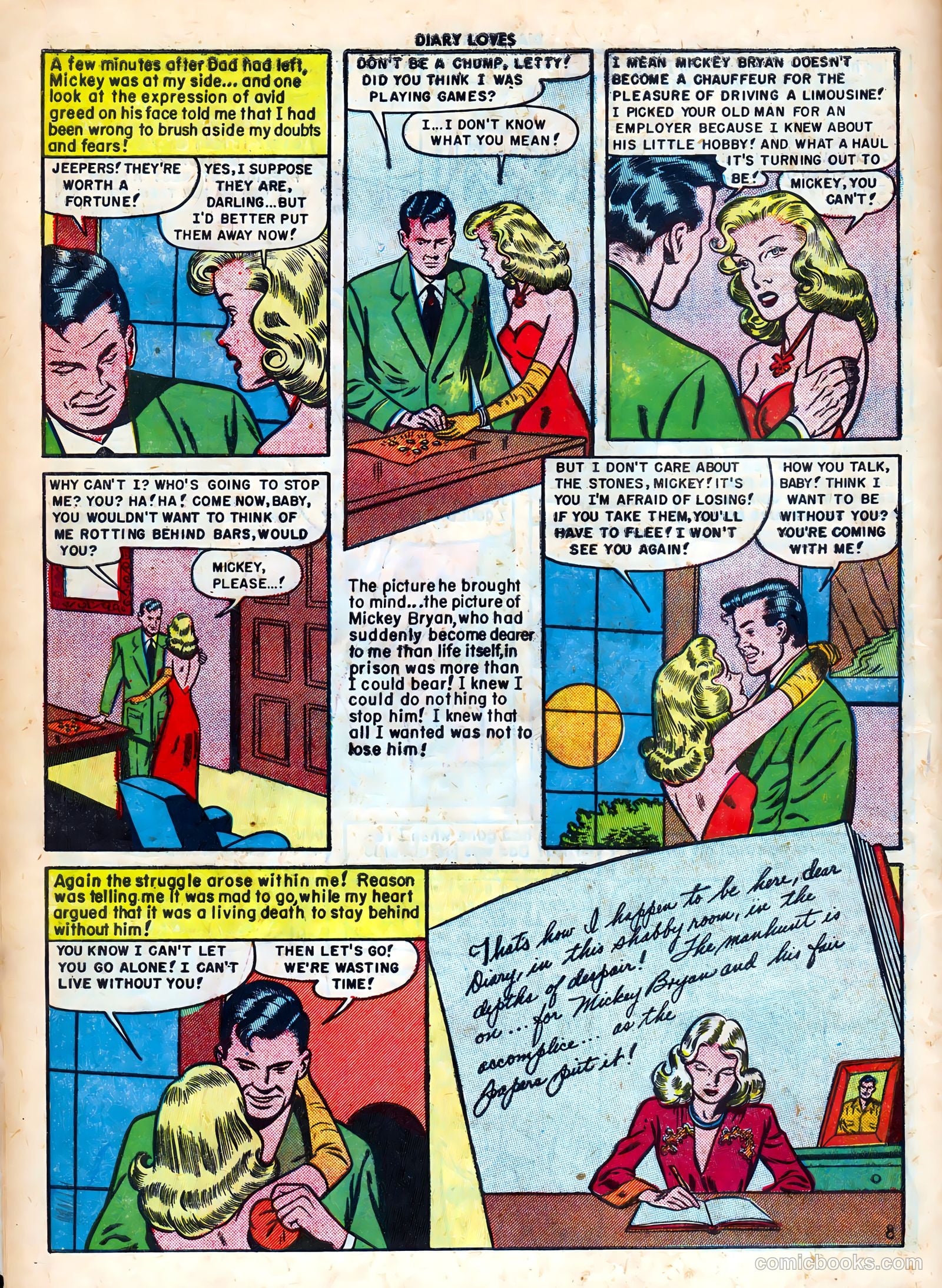 Diary Loves #4 (1950) — page 10 of 37
