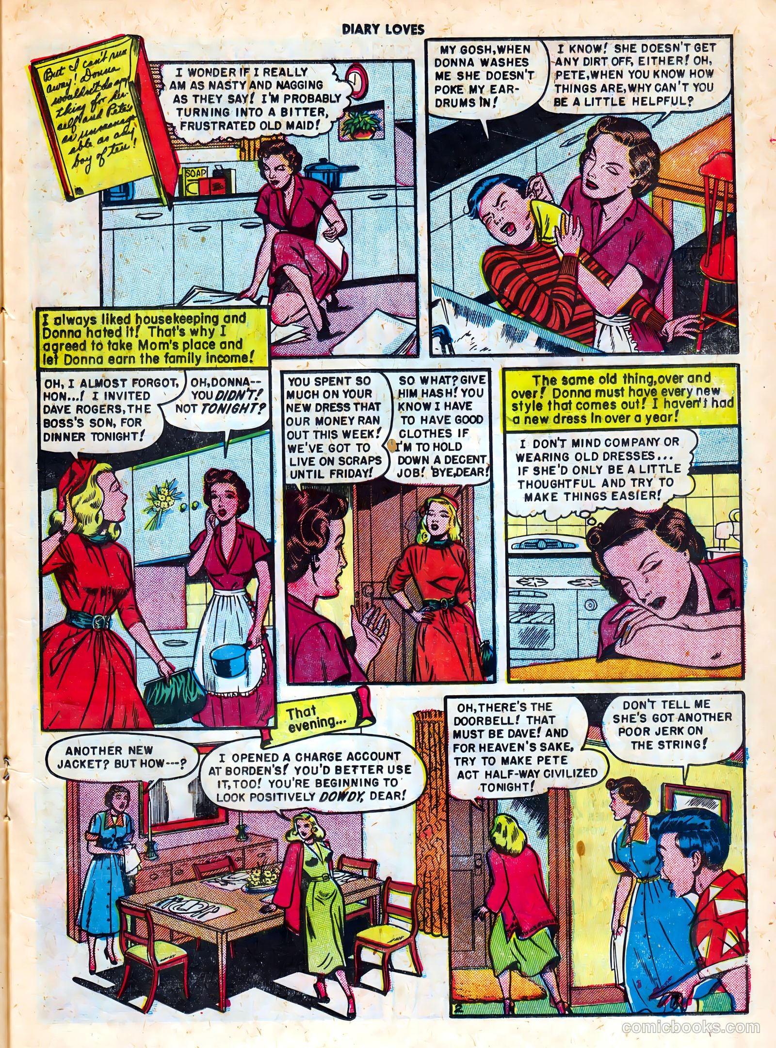 Diary Loves #4 (1950) — page 13 of 37