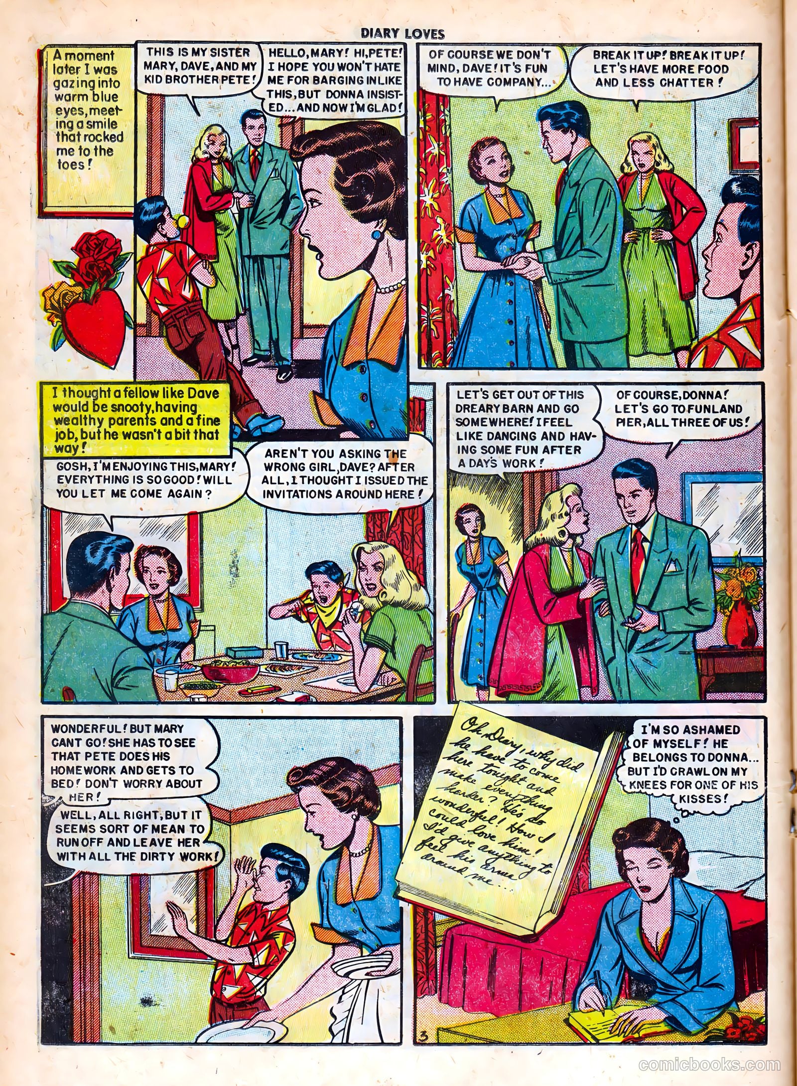 Diary Loves #4 (1950) — page 14 of 37
