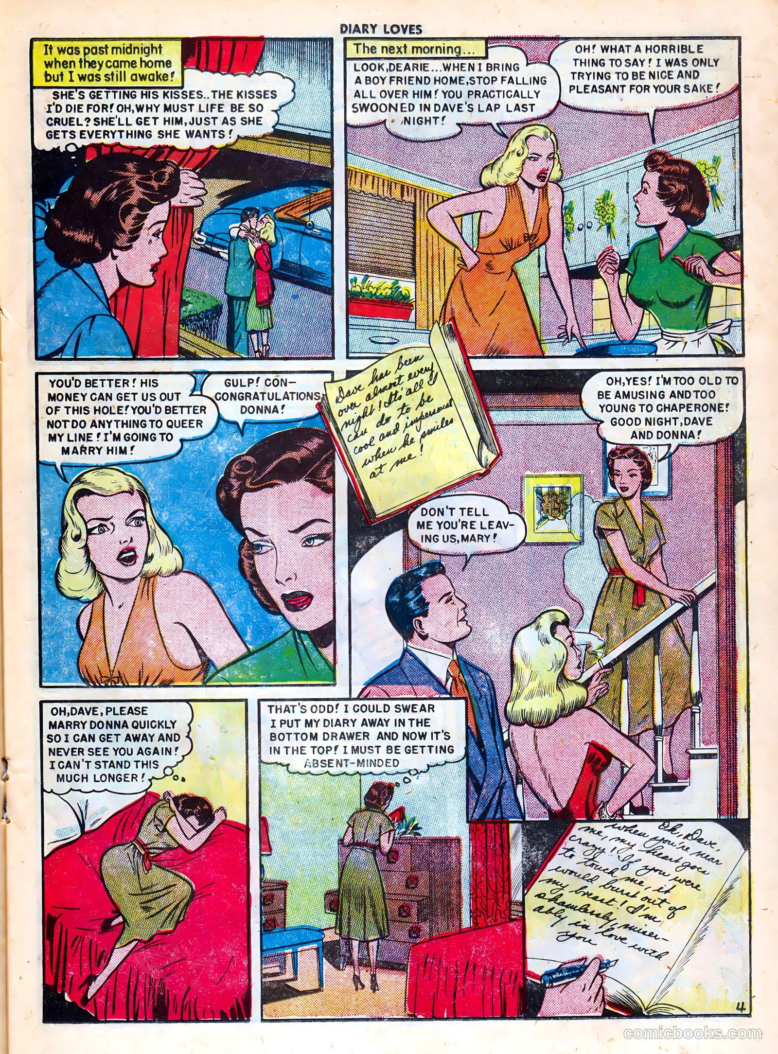 Diary Loves #4 (1950) — page 15 of 37