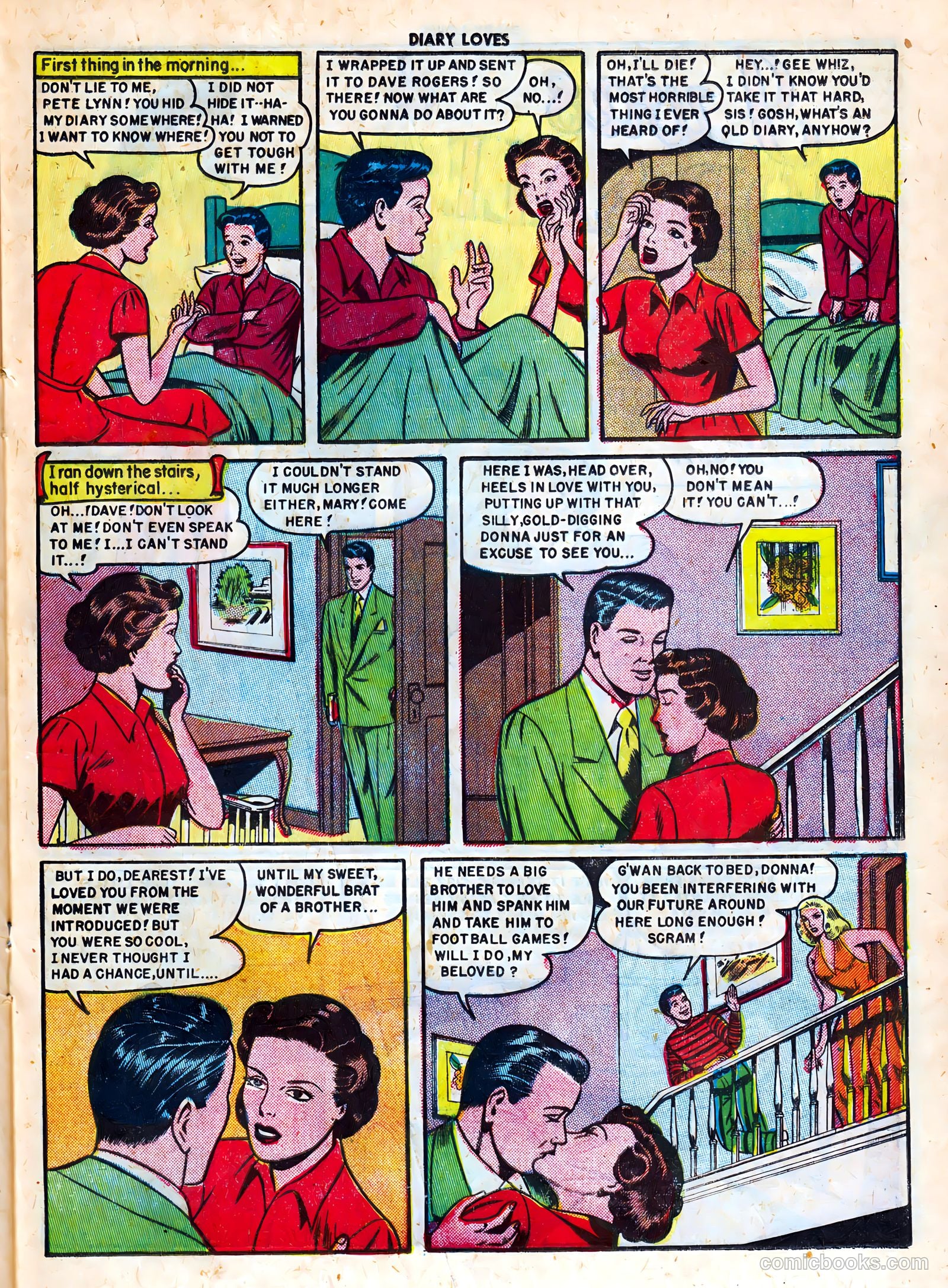 Diary Loves #4 (1950) — page 17 of 37