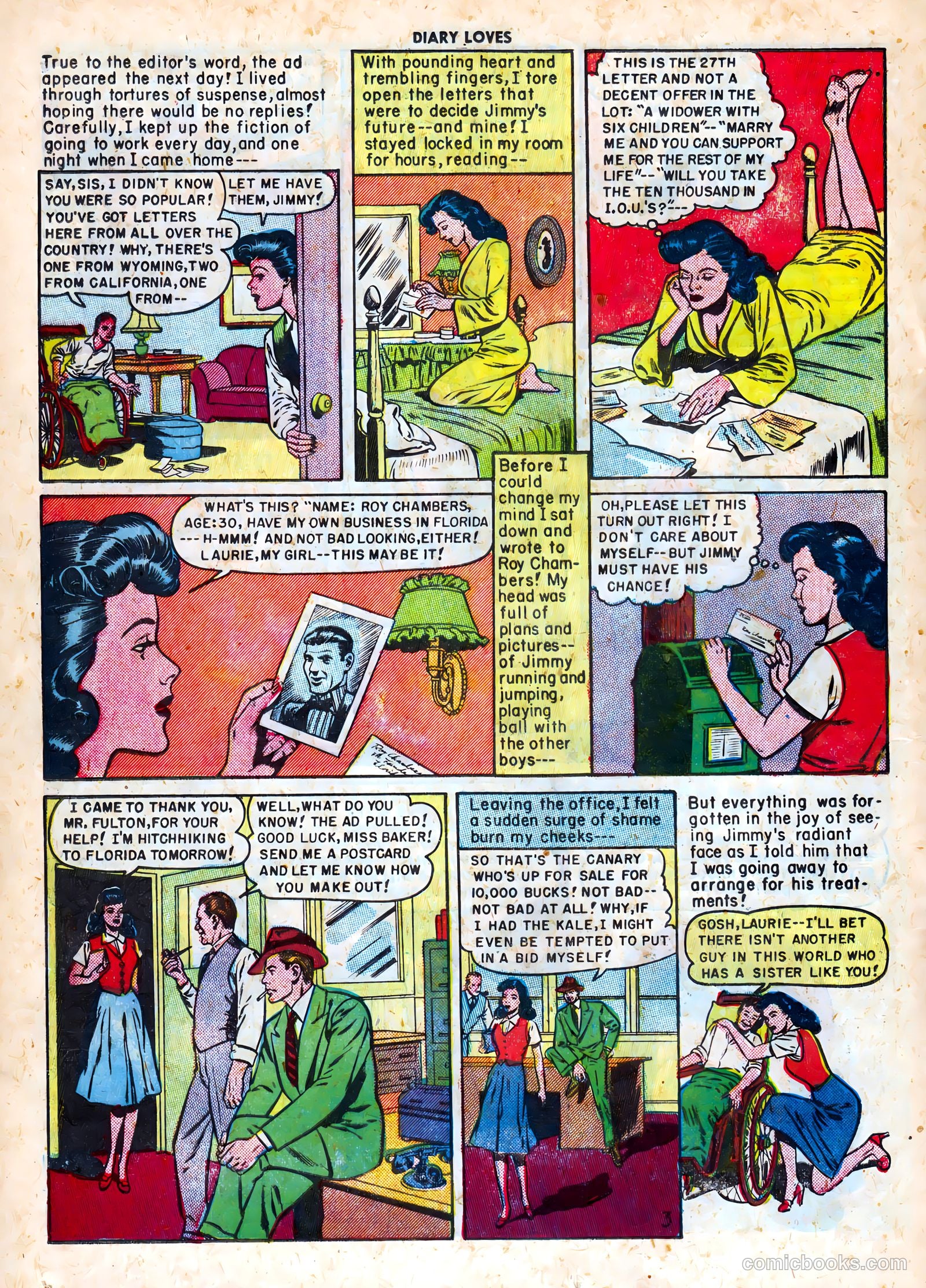 Diary Loves #4 (1950) — page 20 of 37