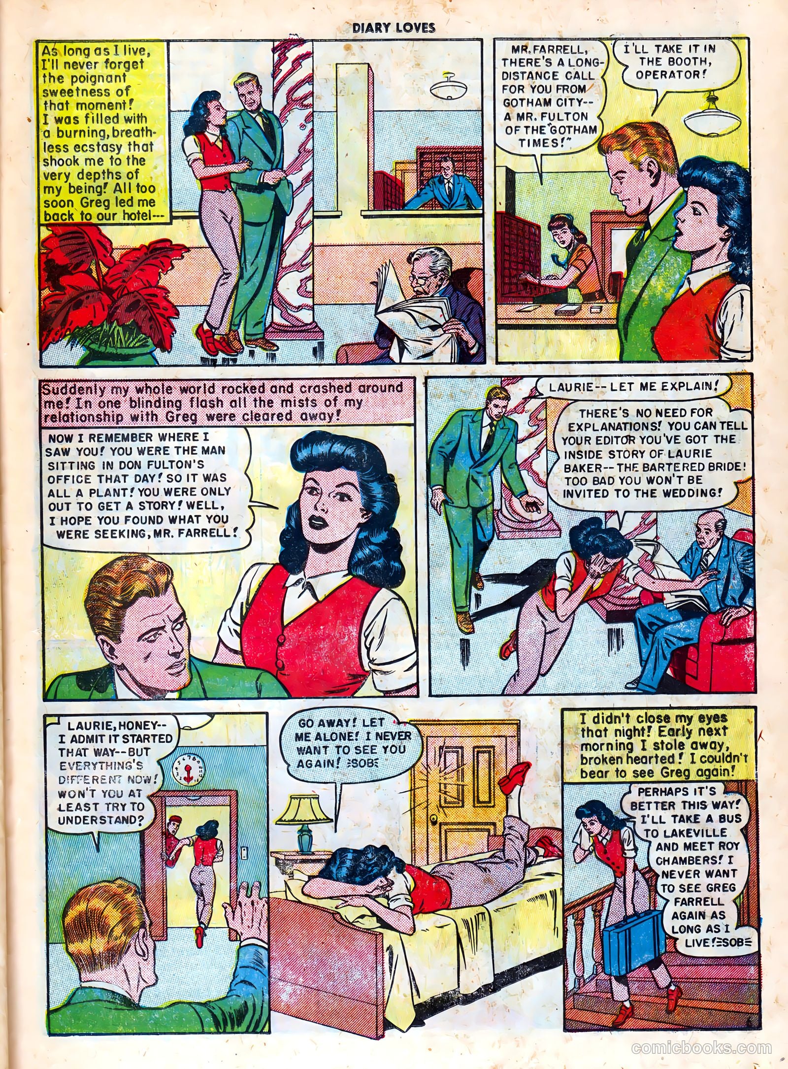 Diary Loves #4 (1950) — page 23 of 37