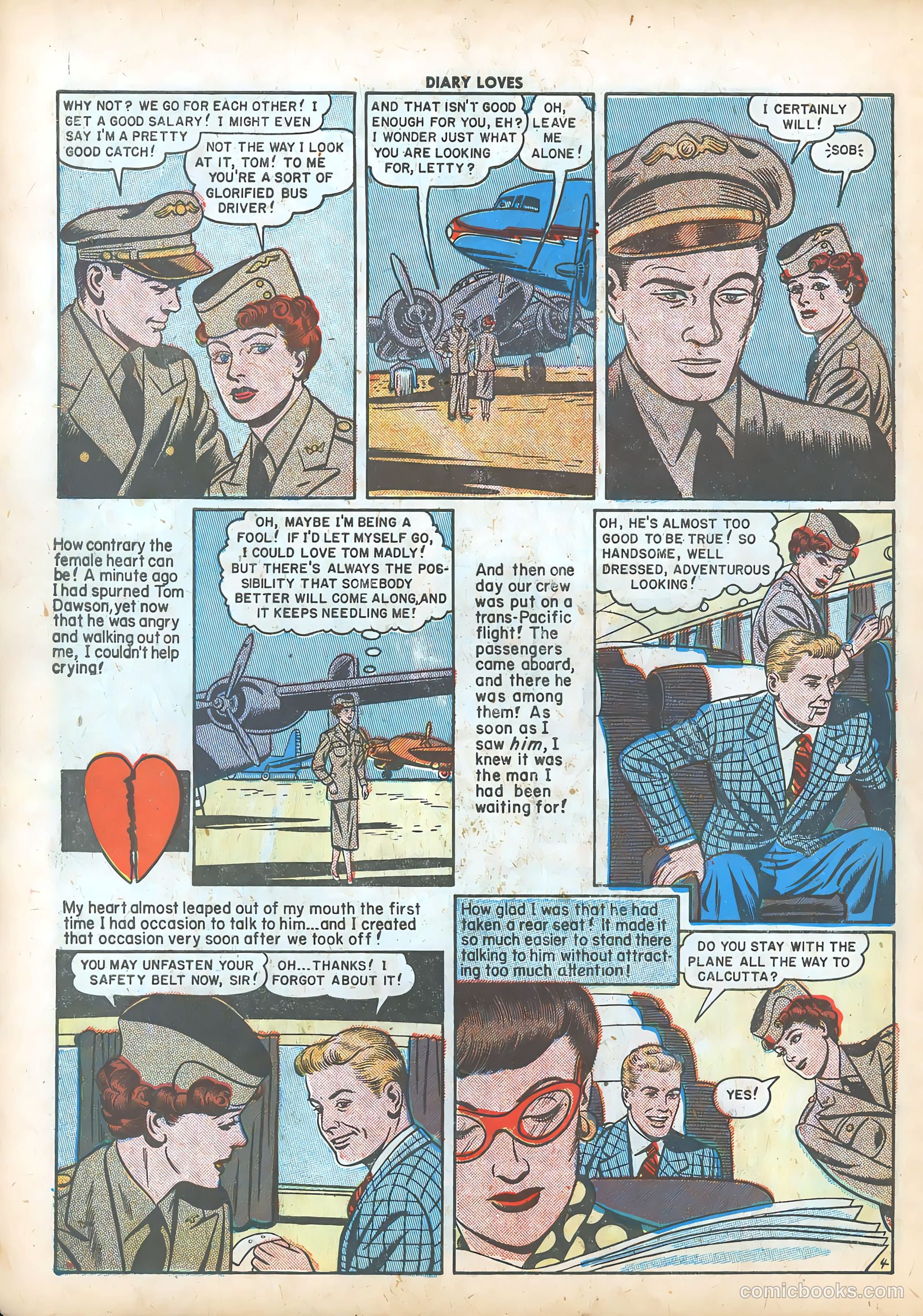 Diary Loves #5 (1950) — page 6 of 36
