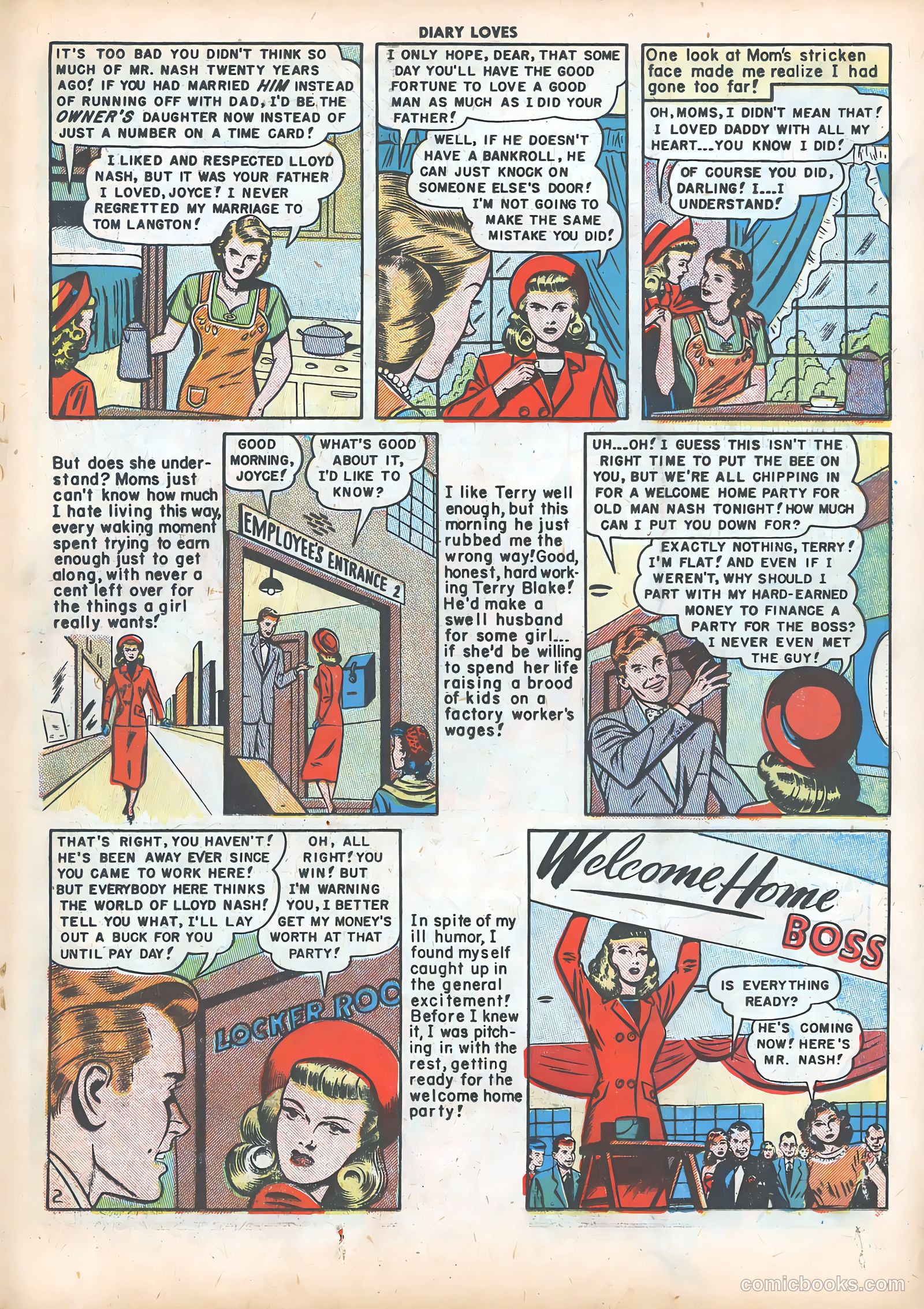 Diary Loves #5 (1950) — page 19 of 36