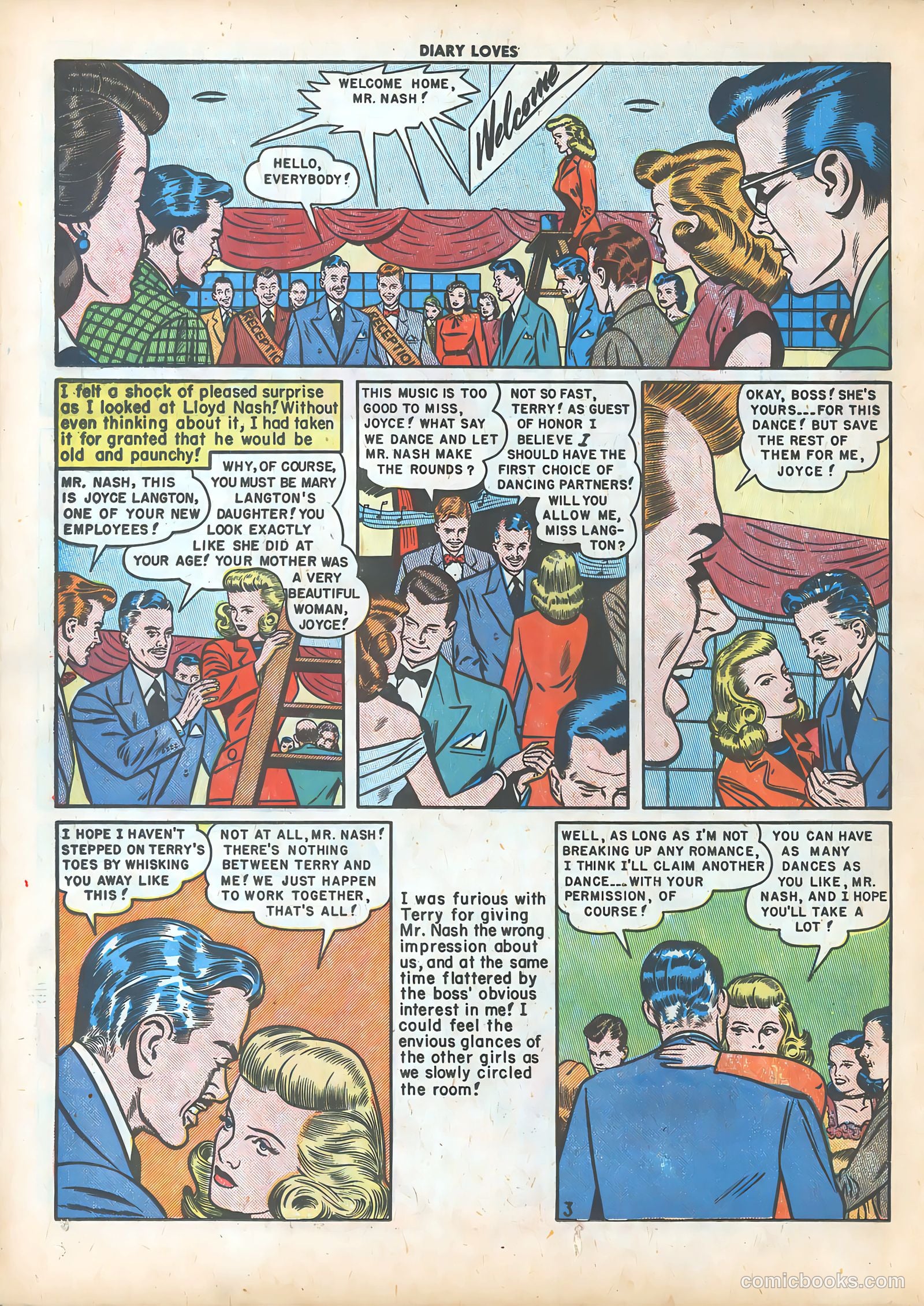 Diary Loves #5 (1950) — page 20 of 36