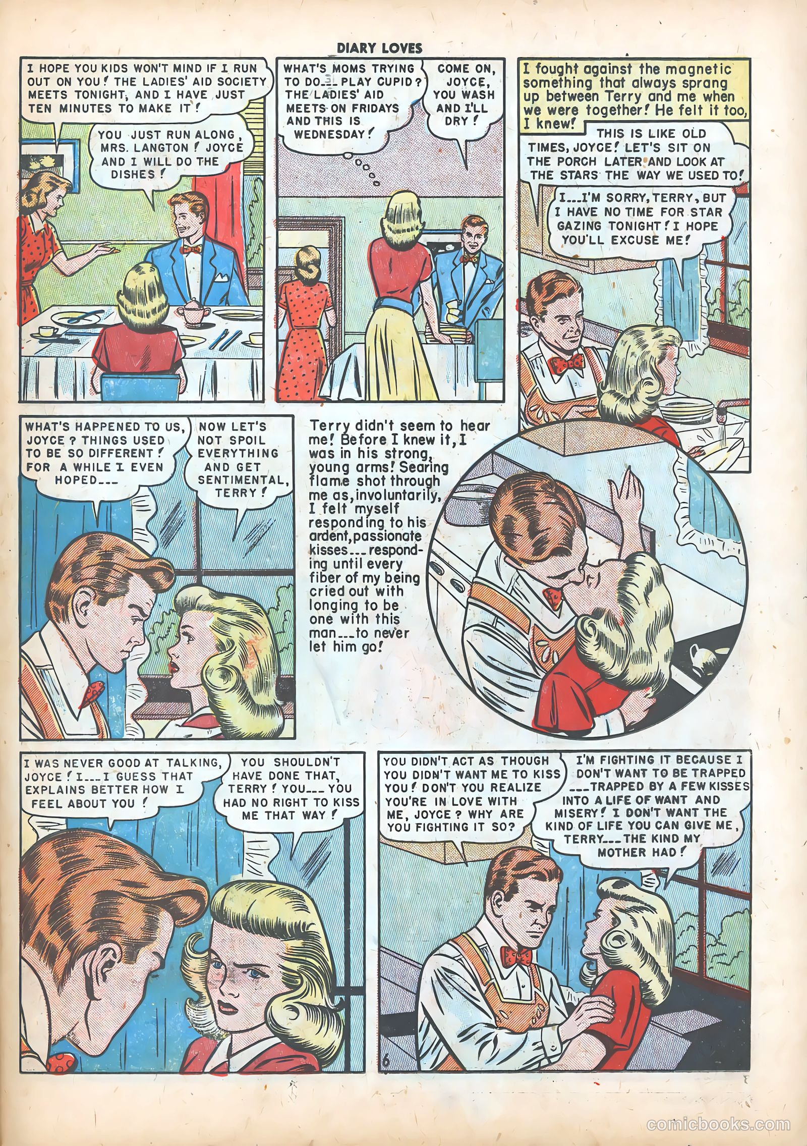 Diary Loves #5 (1950) — page 23 of 36