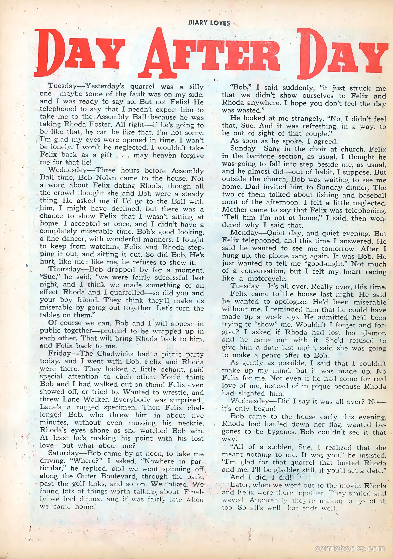 Diary Loves #5 (1950) — page 26 of 36