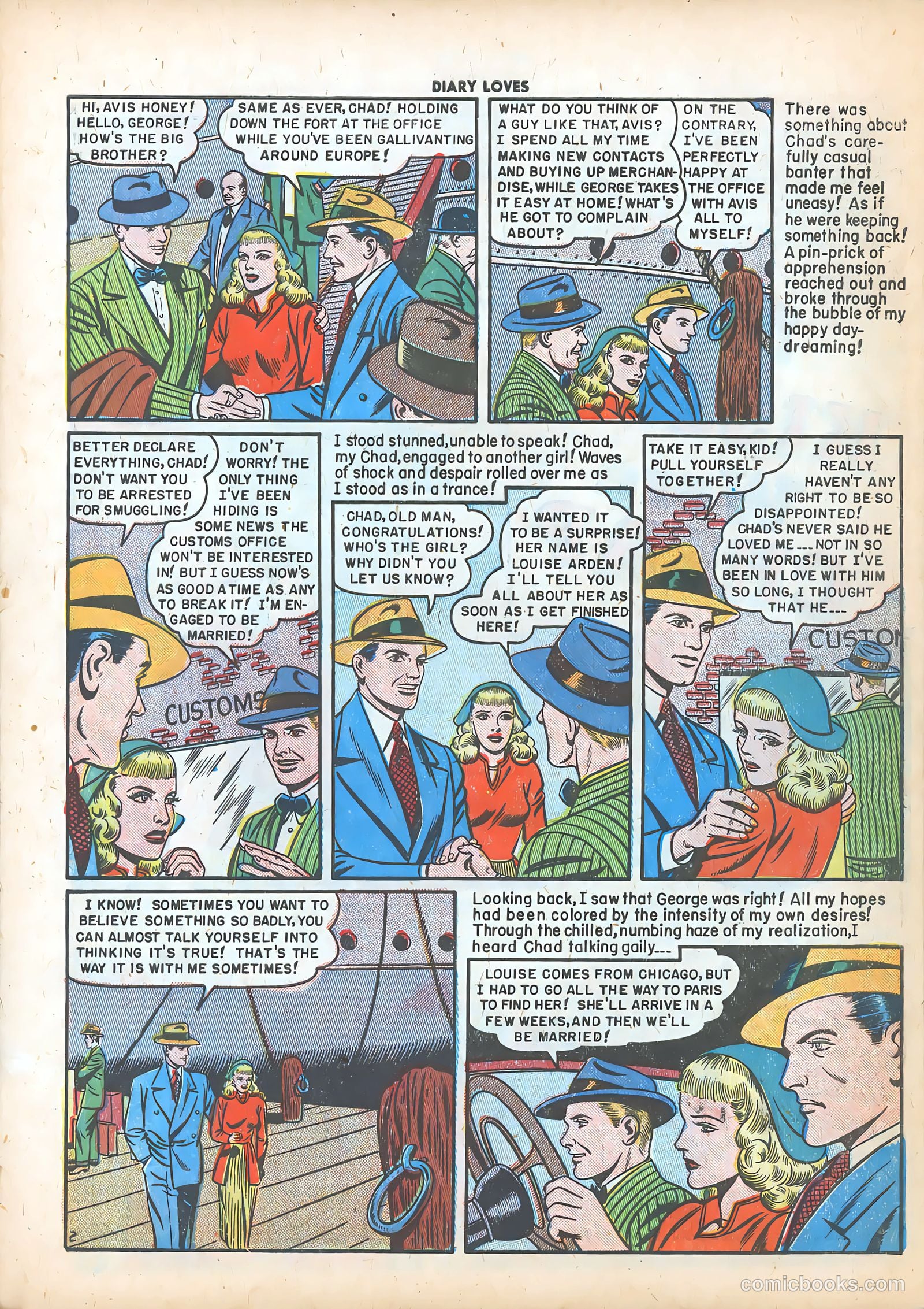 Diary Loves #5 (1950) — page 28 of 36