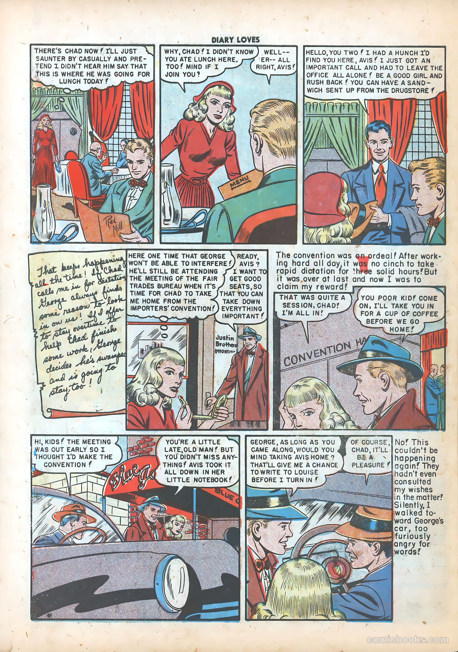 Diary Loves #5 (1950) — page 30 of 36