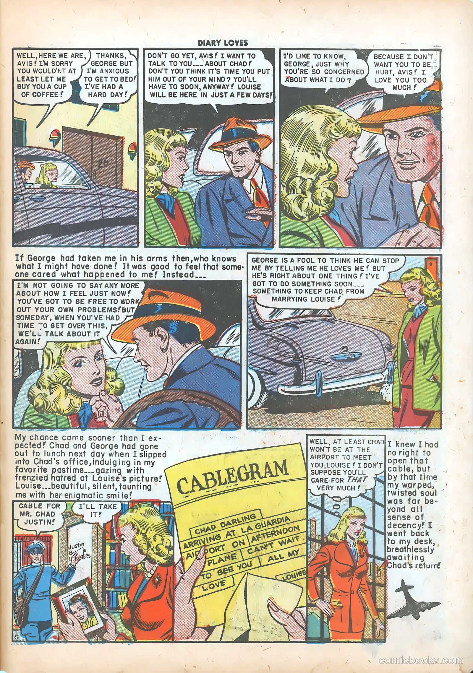 Diary Loves #5 (1950) — page 31 of 36