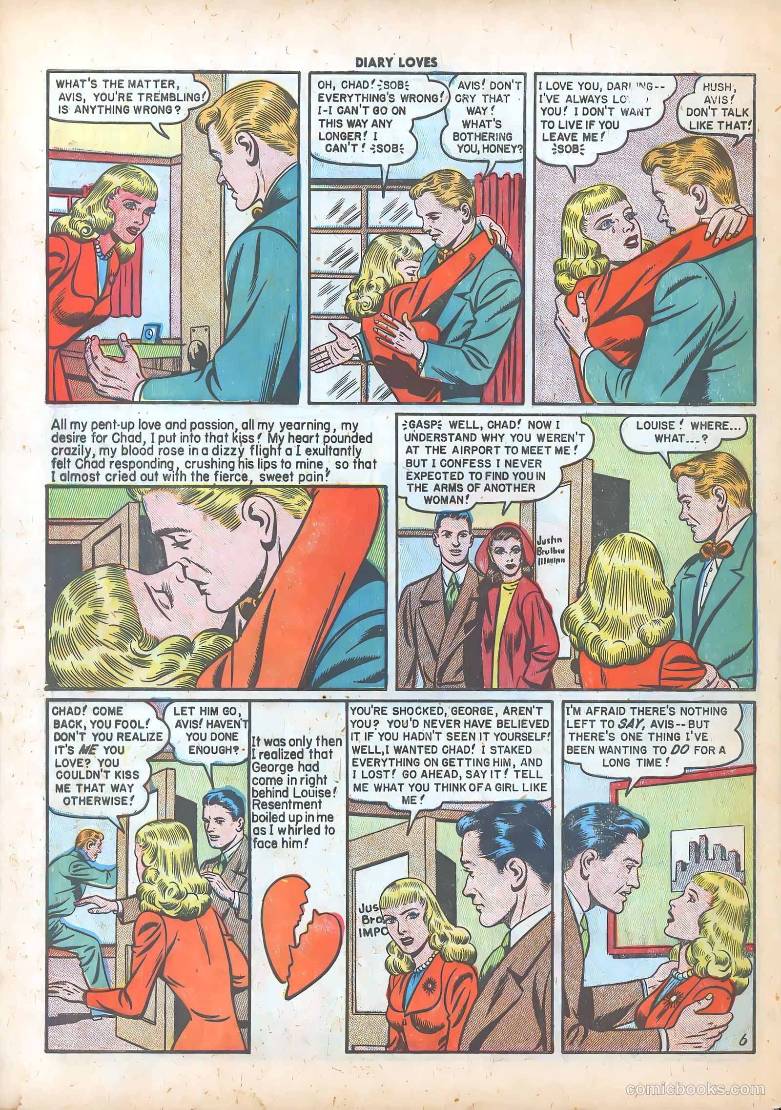 Diary Loves #5 (1950) — page 32 of 36