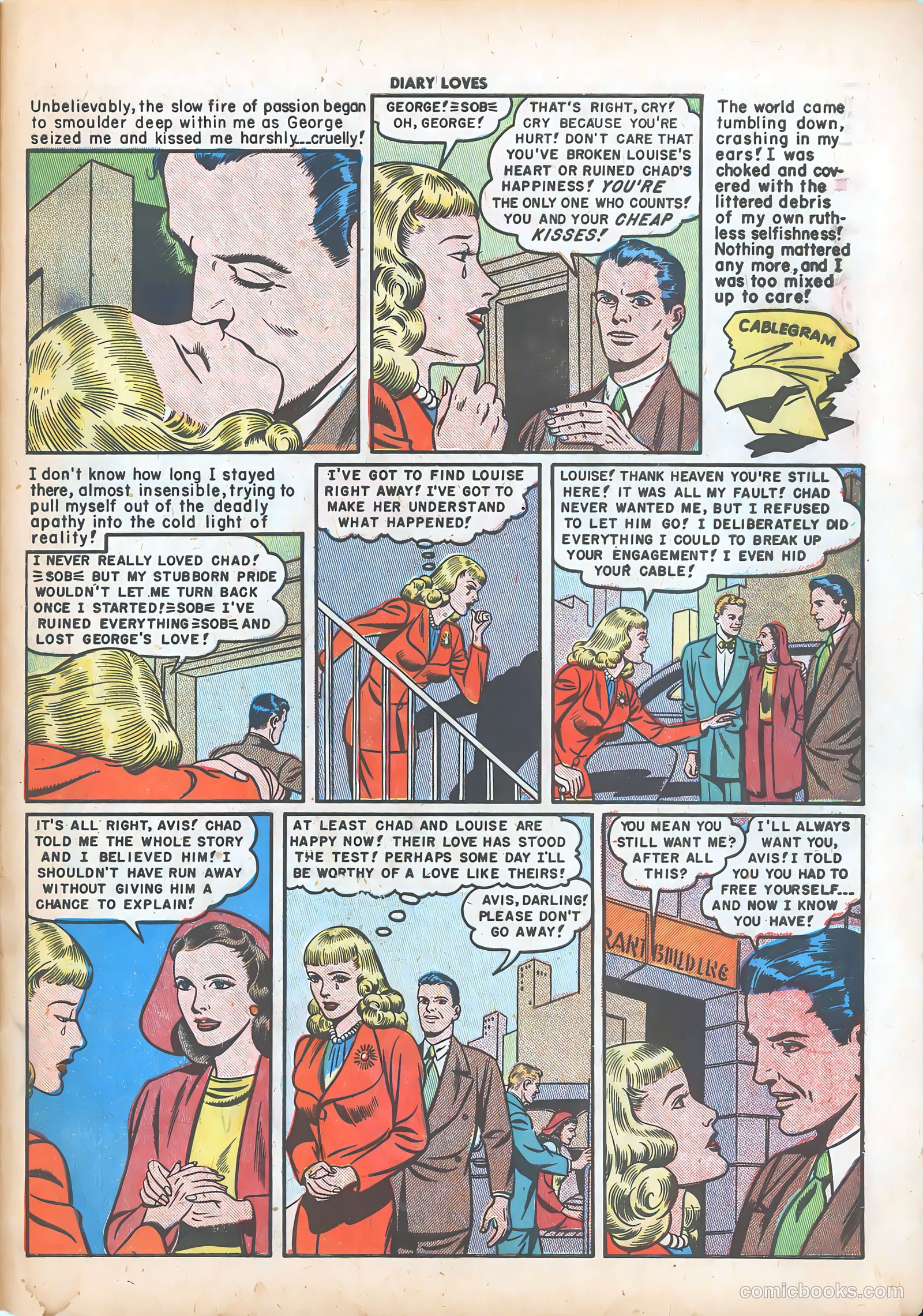 Diary Loves #5 (1950) — page 33 of 36